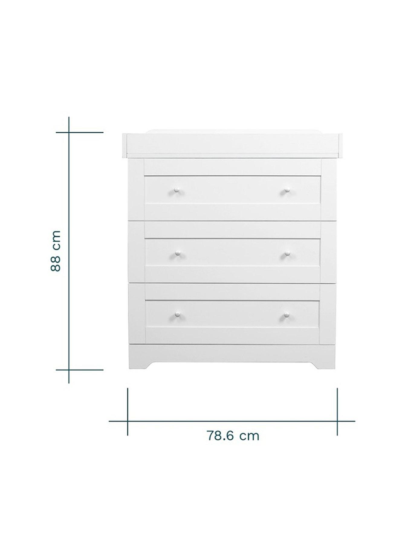 Image 3 of 6 of Tutti Bambini Rio Chest Changer - White