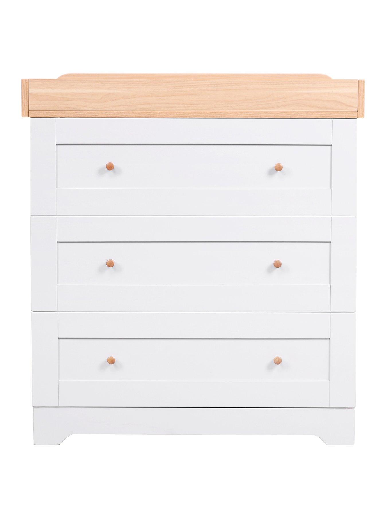 Image 2 of 5 of Tutti Bambini Rio Chest Changer - Dove Grey/Oak