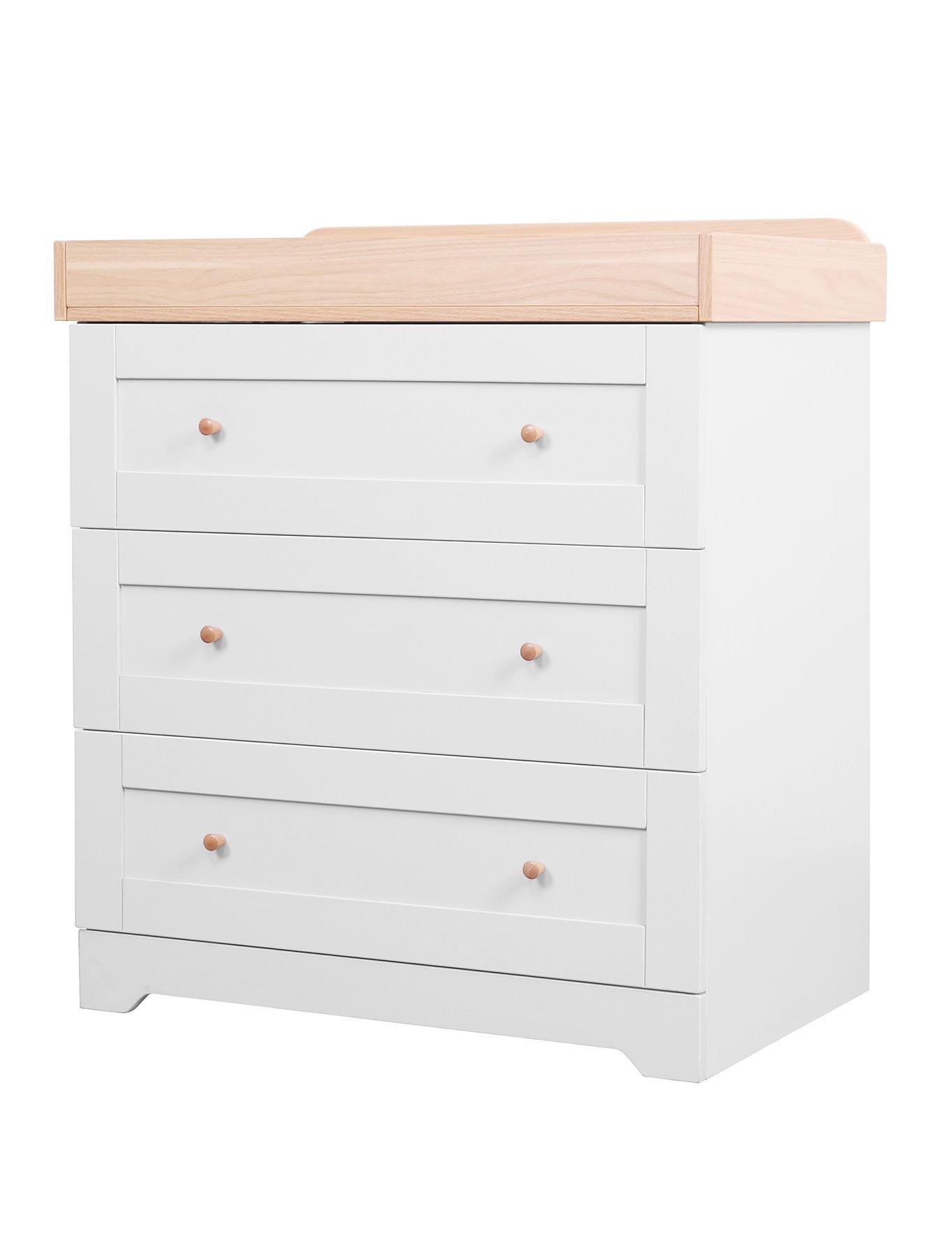 Image 3 of 5 of Tutti Bambini Rio Chest Changer - Dove Grey/Oak