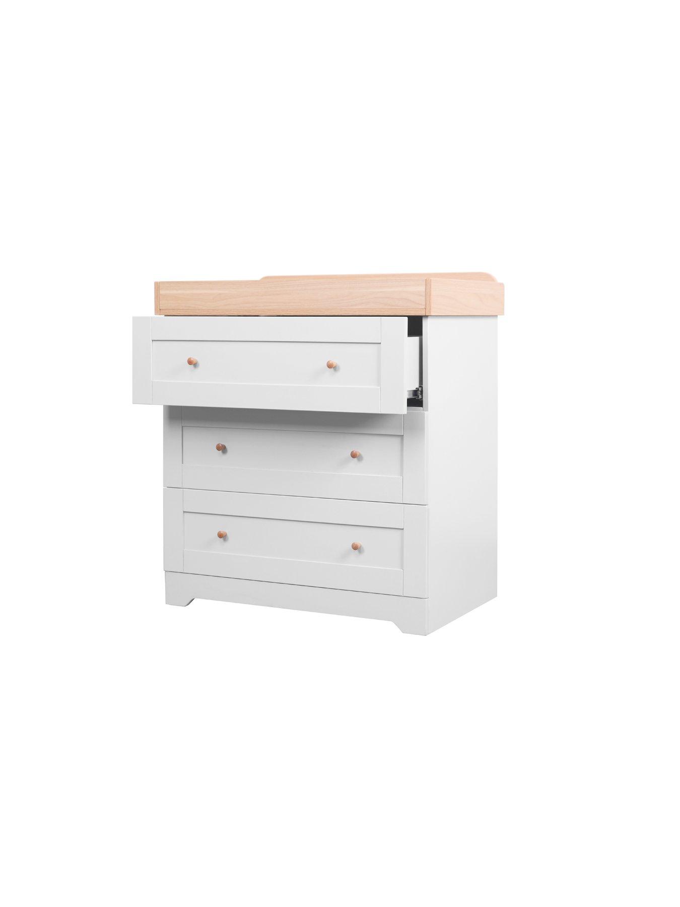 Image 4 of 5 of Tutti Bambini Rio Chest Changer - Dove Grey/Oak