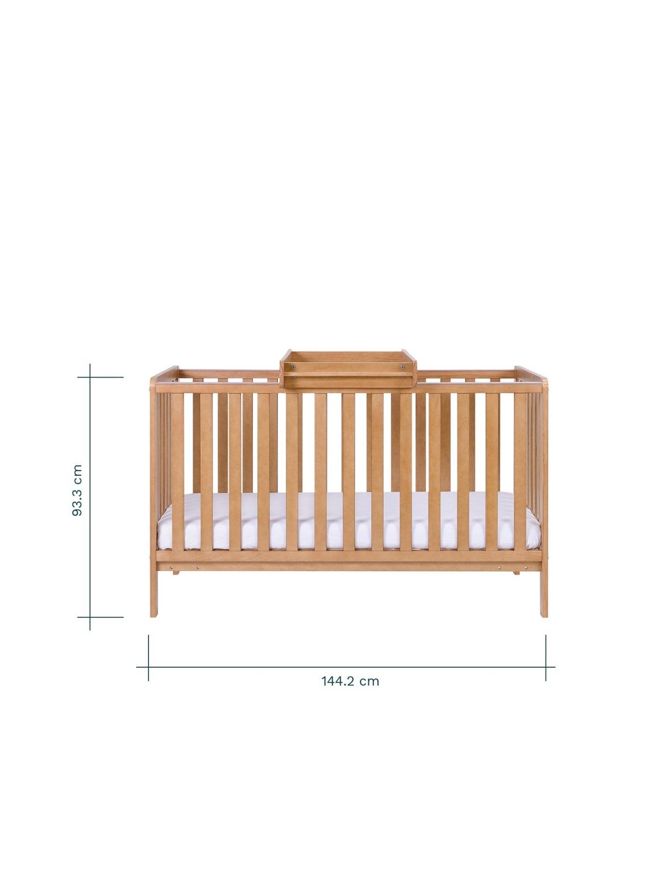 Tutti Bambini Malmo Cot Bed, Cot Top Changer and Mattress Bundle