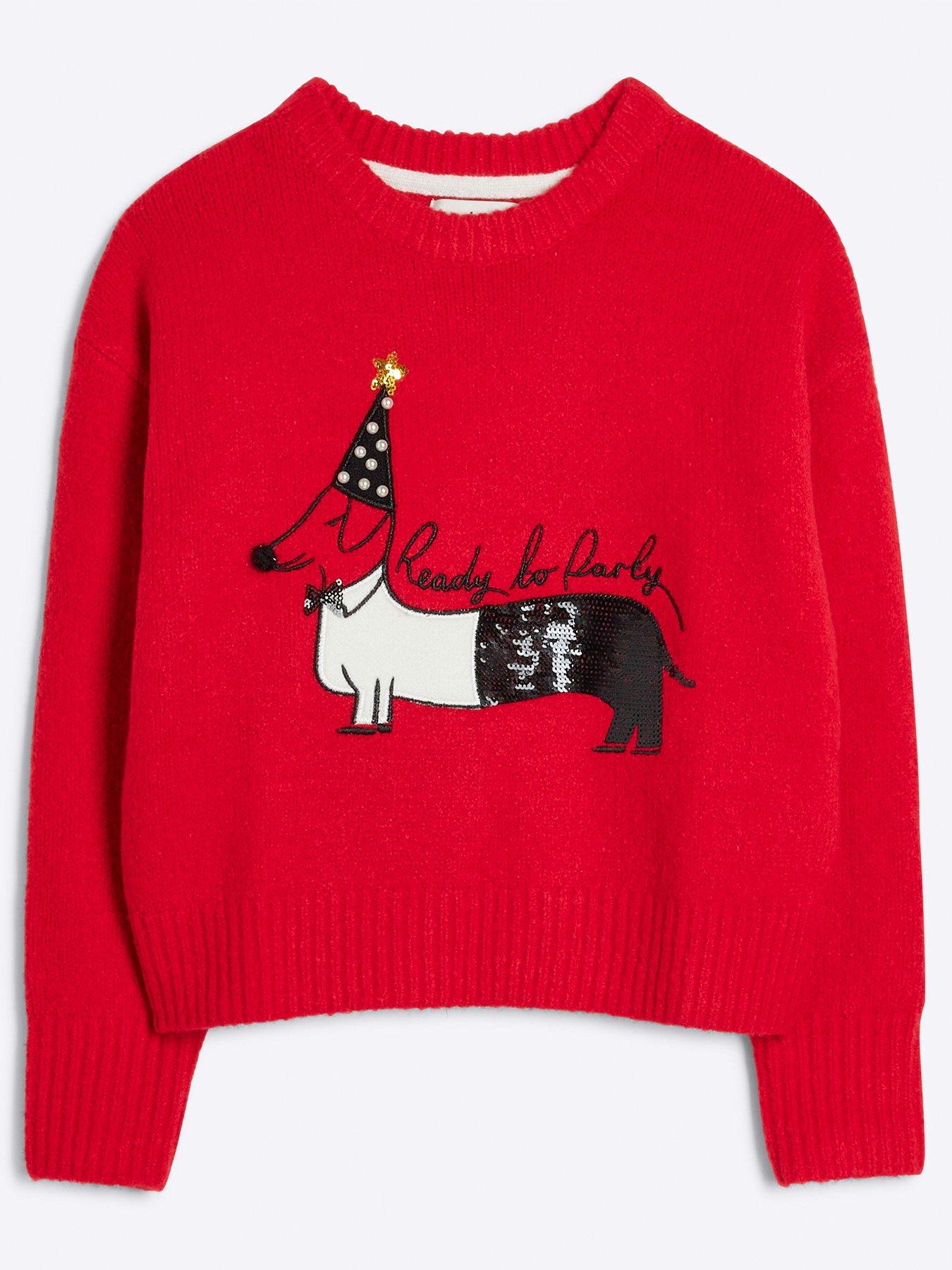 river-island-sausage-dog-christmas-jumper-red