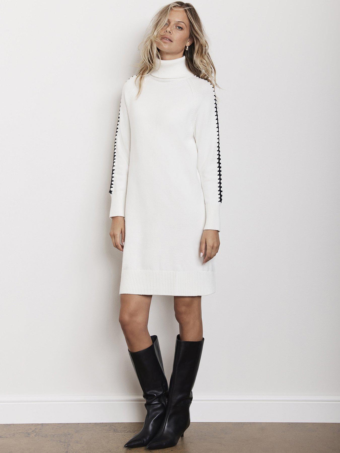 mint-velvet-white-contrast-knit-mini-dressback