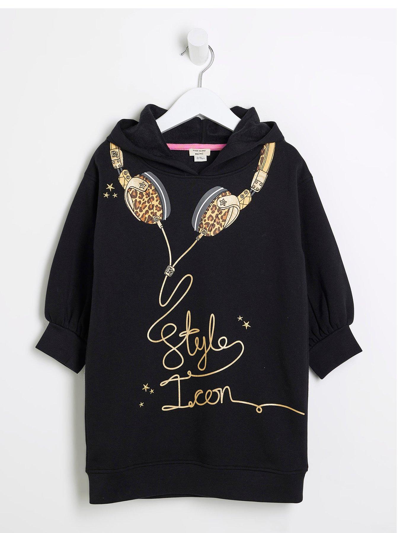 river-island-mini-mini-girls-headphones-sweatshirt-dress-black