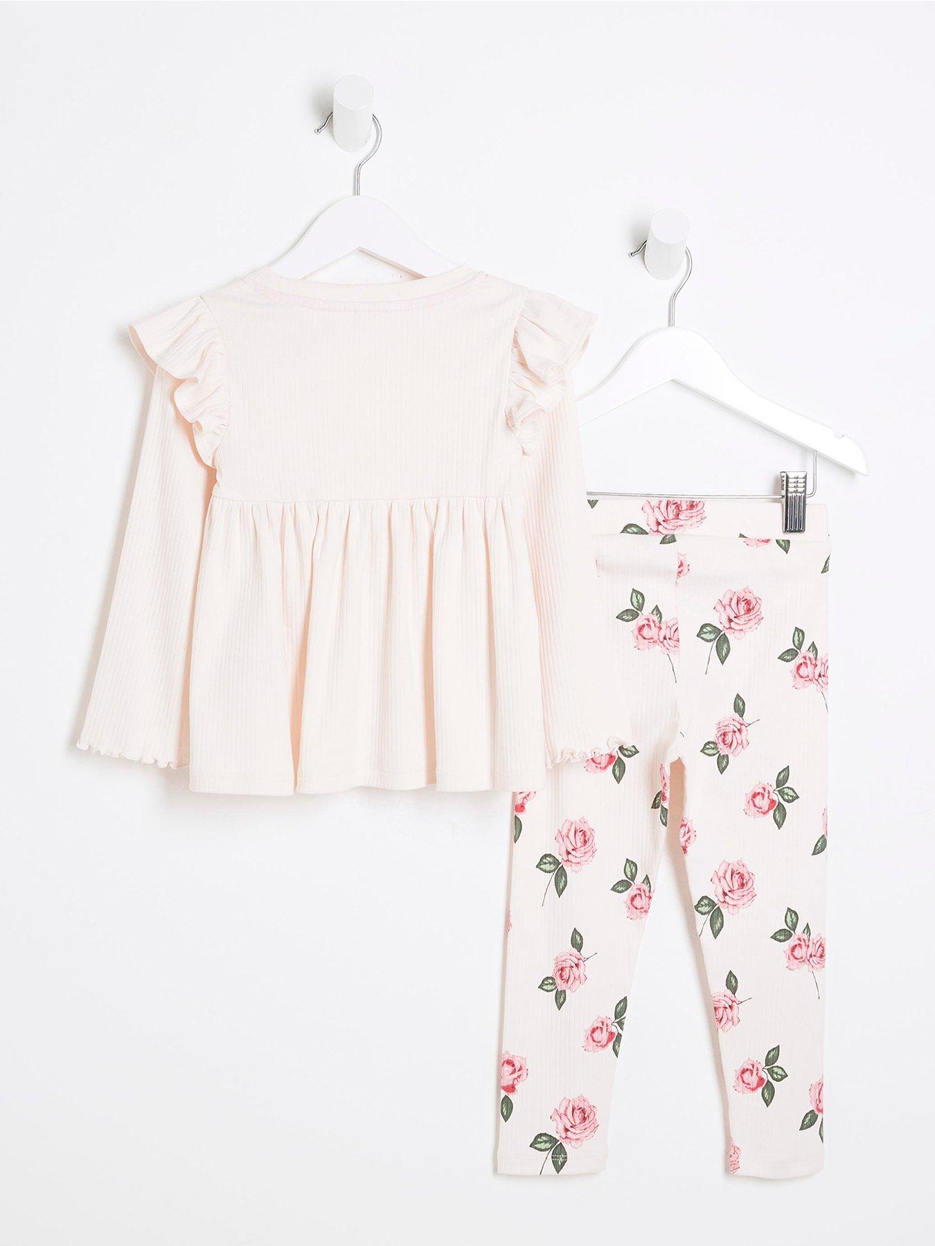 river-island-mini-mini-girls-ribbed-rose-peplum-top-set-pinkback