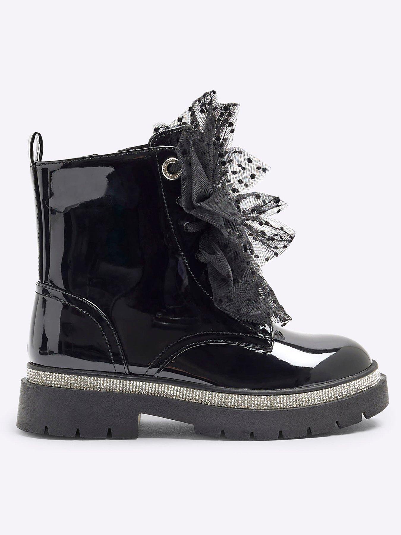 river-island-girls-patent-bow-boots-black