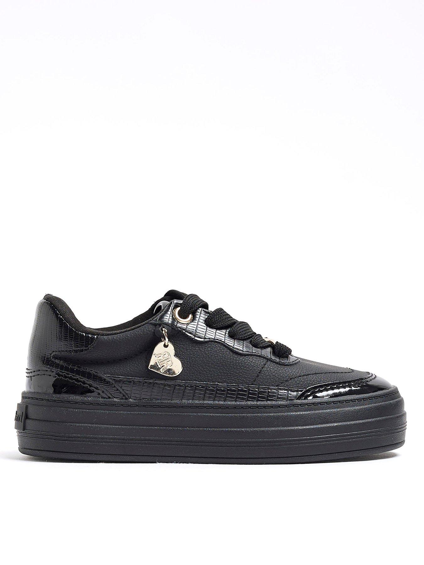 river-island-girls-faux-leather-trainers-black