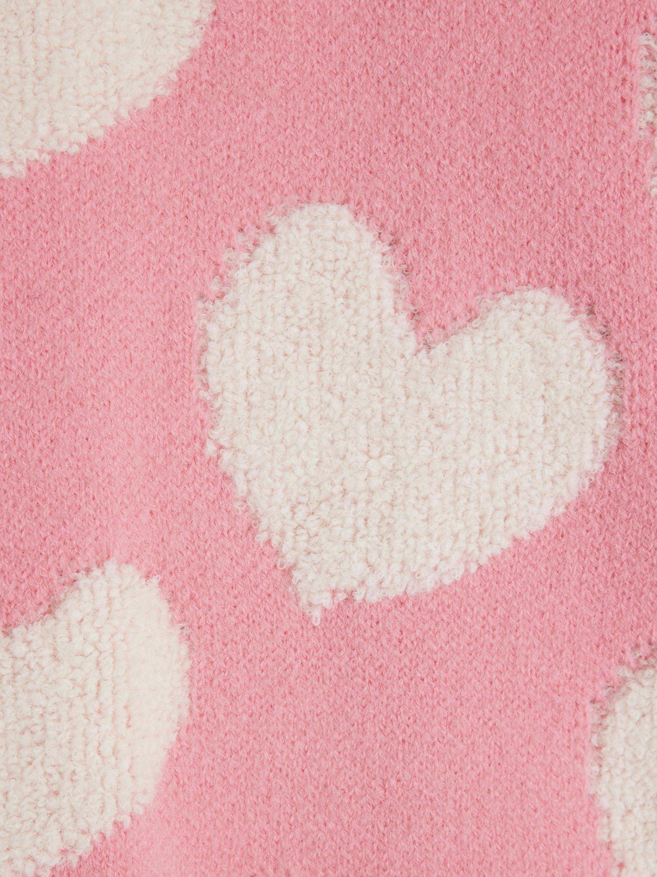 river-island-older-girl-heart-jumper-dress-pinkdetail