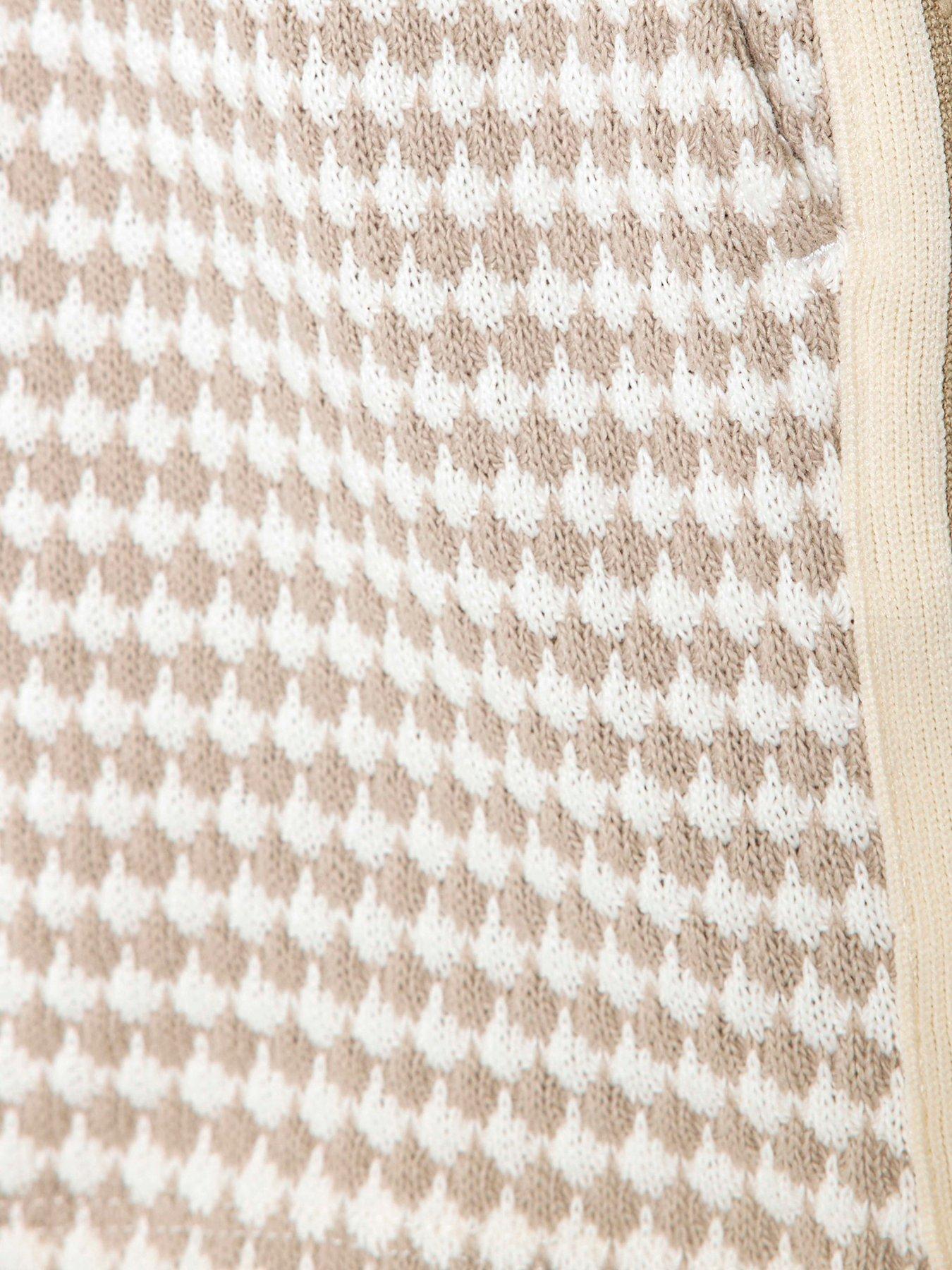 Image 5 of 5 of River Island Mini Boys Taped Polo Shirt Set - Stone - Beige
