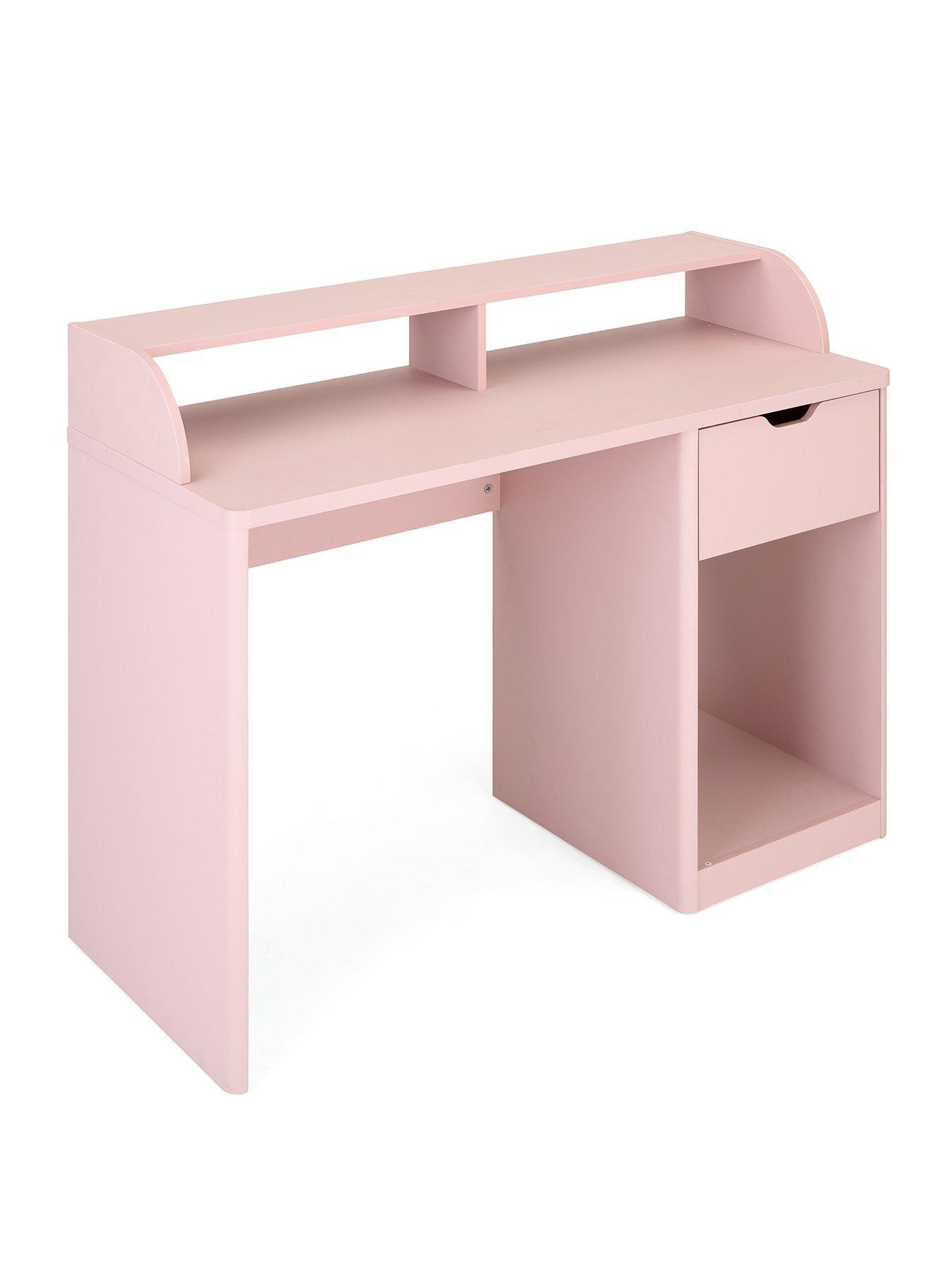 Image 3 of 5 of The Very Collection Aspen Gaming Desk - Pink