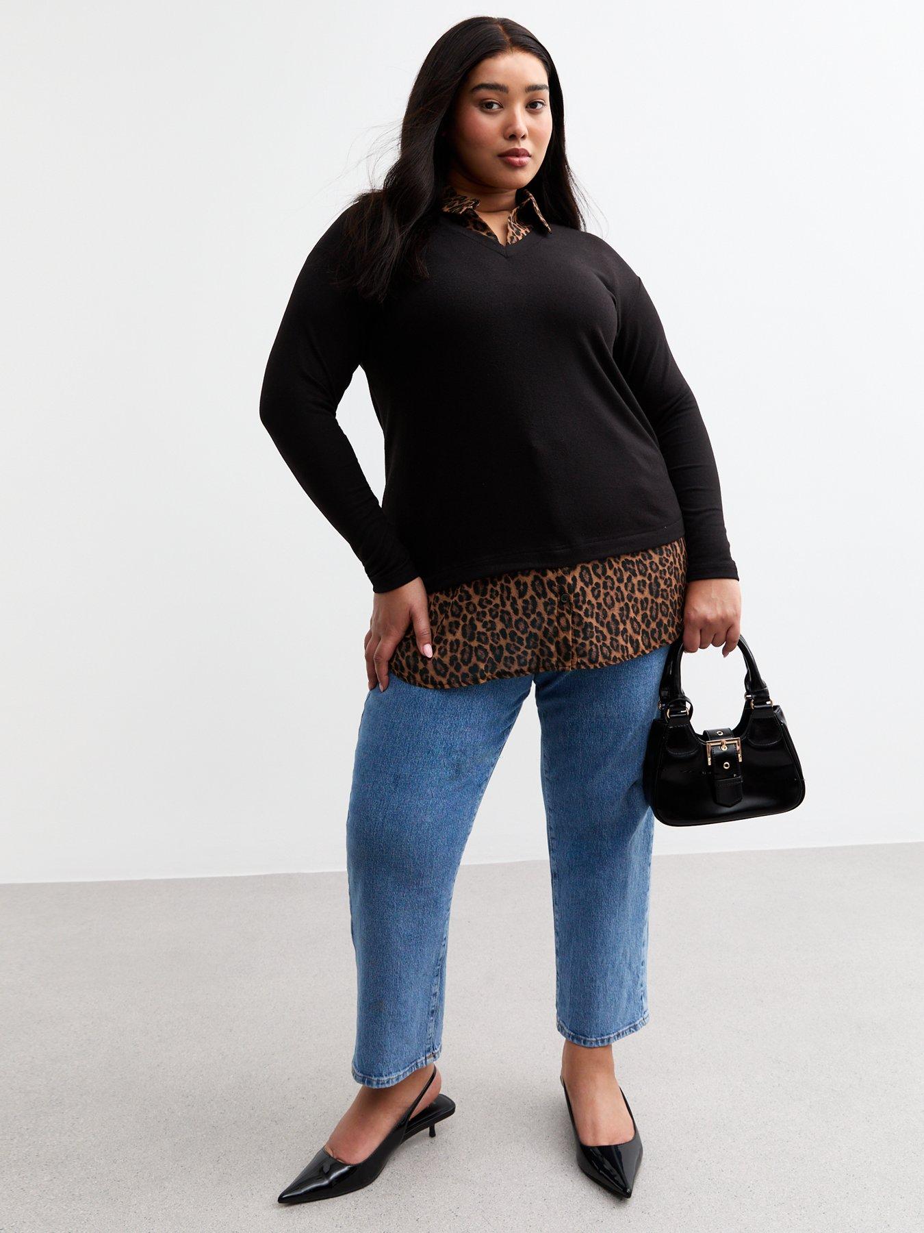 new-look-curves-black-soft-touch-leopard-print-sleeve-topback