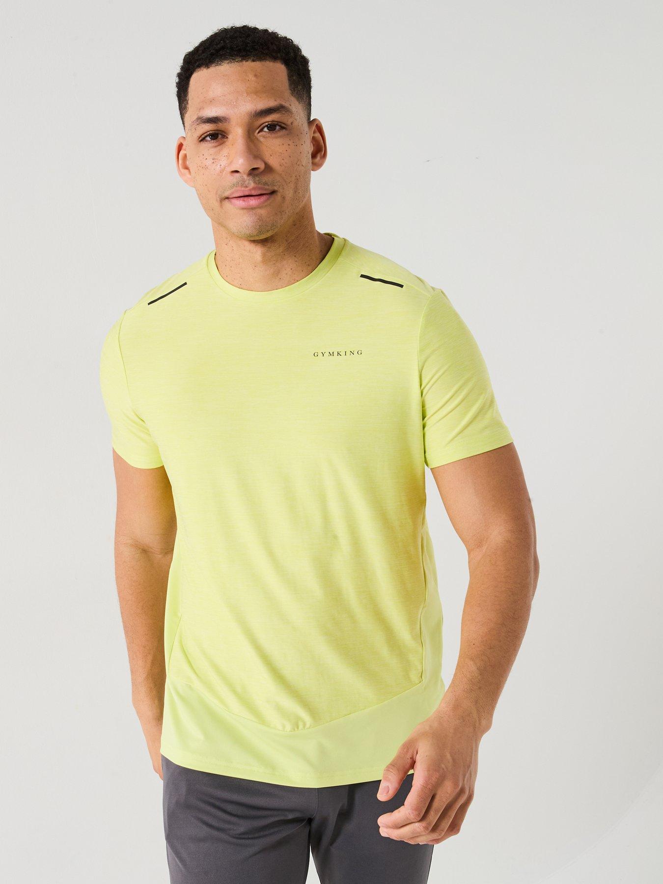 gym-king-mens-fusion-hybrid-tee-greenstillFront