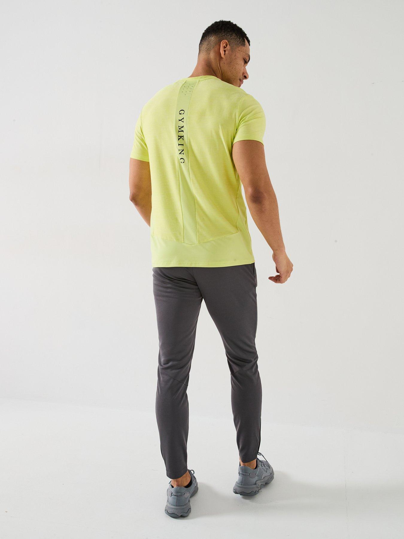 gym-king-mens-fusion-hybrid-tee-greendetail