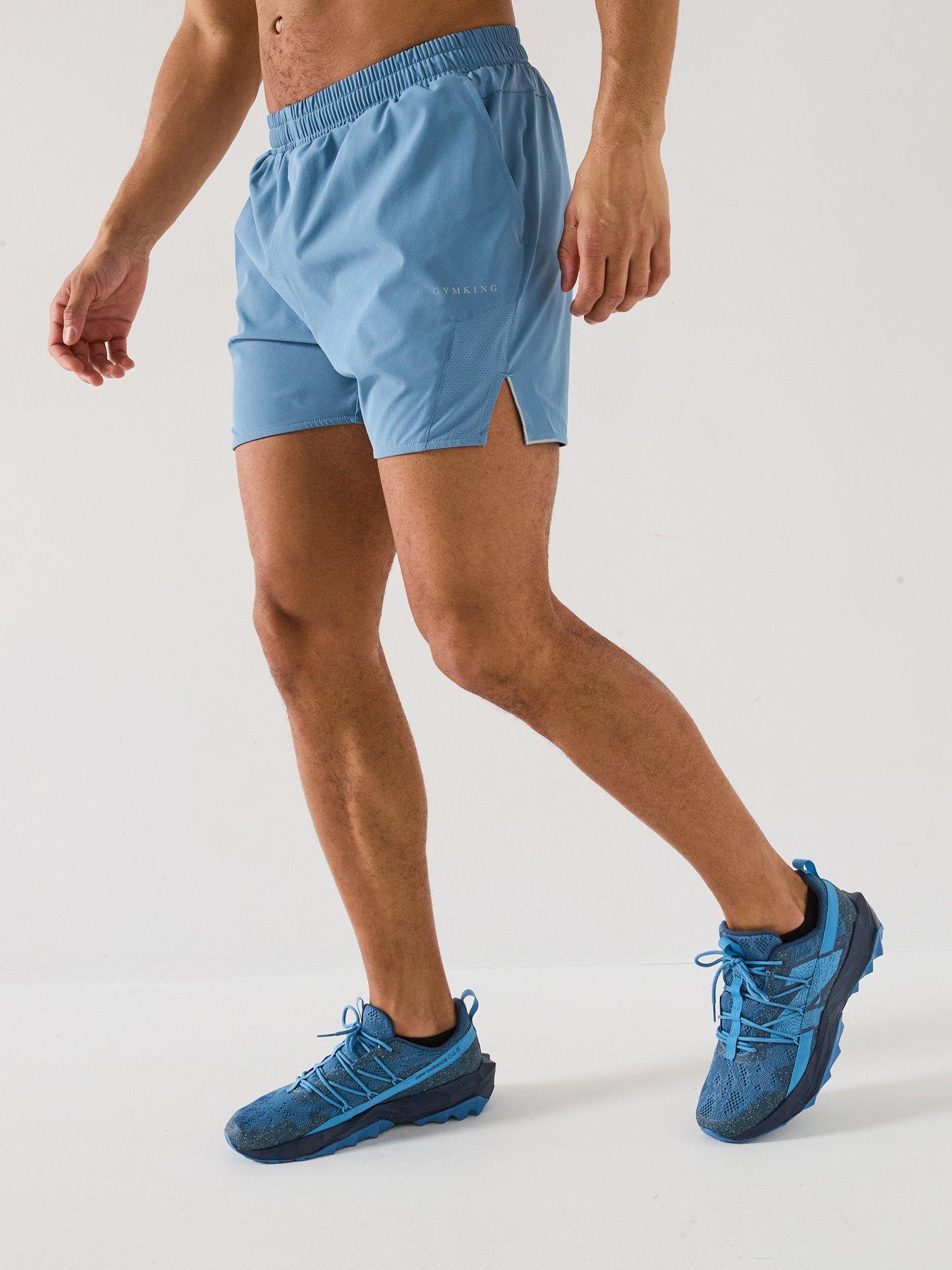 undefined Men's Hex 6 Inch Shorts - Blue