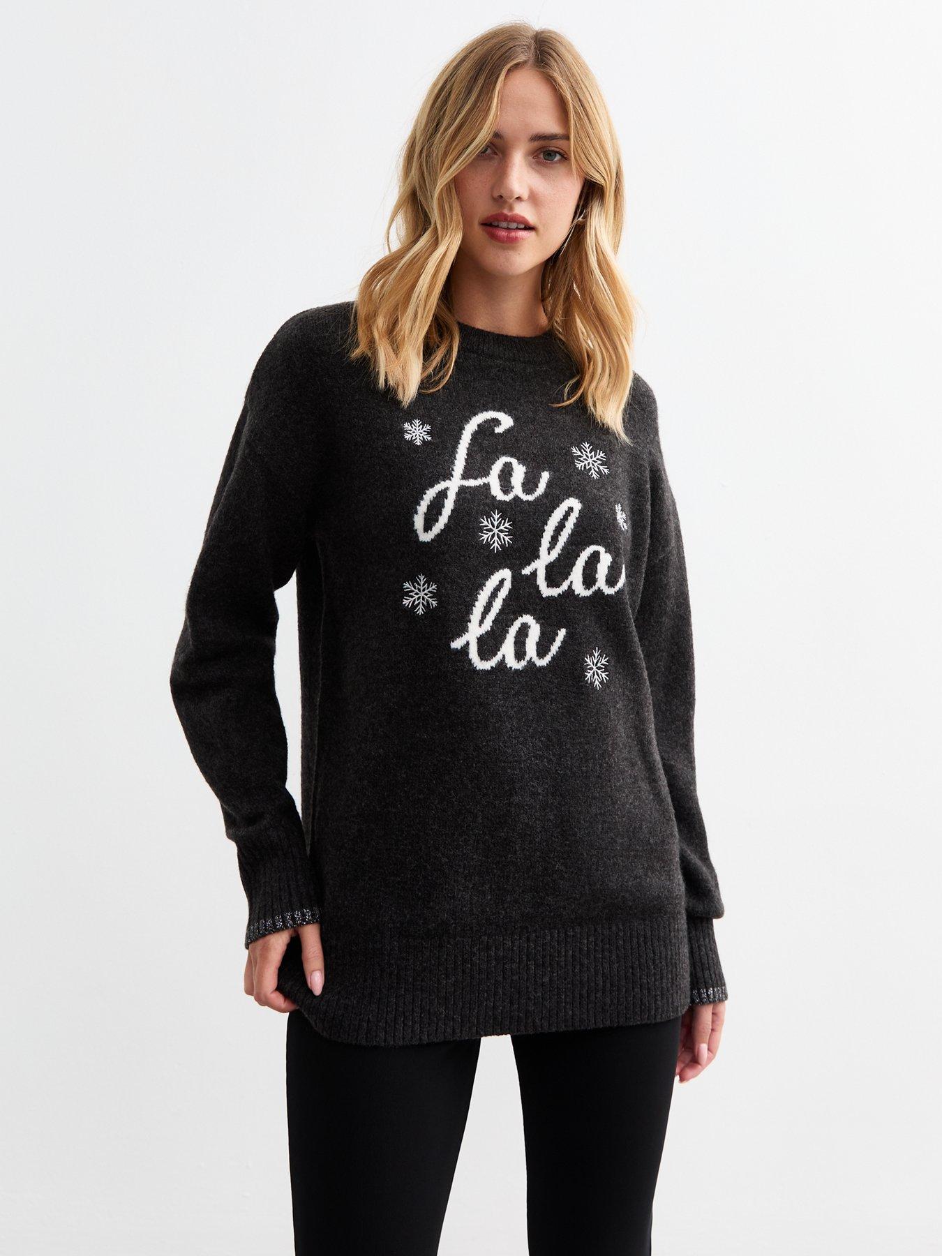 new-look-dark-grey-fa-la-la-jumper