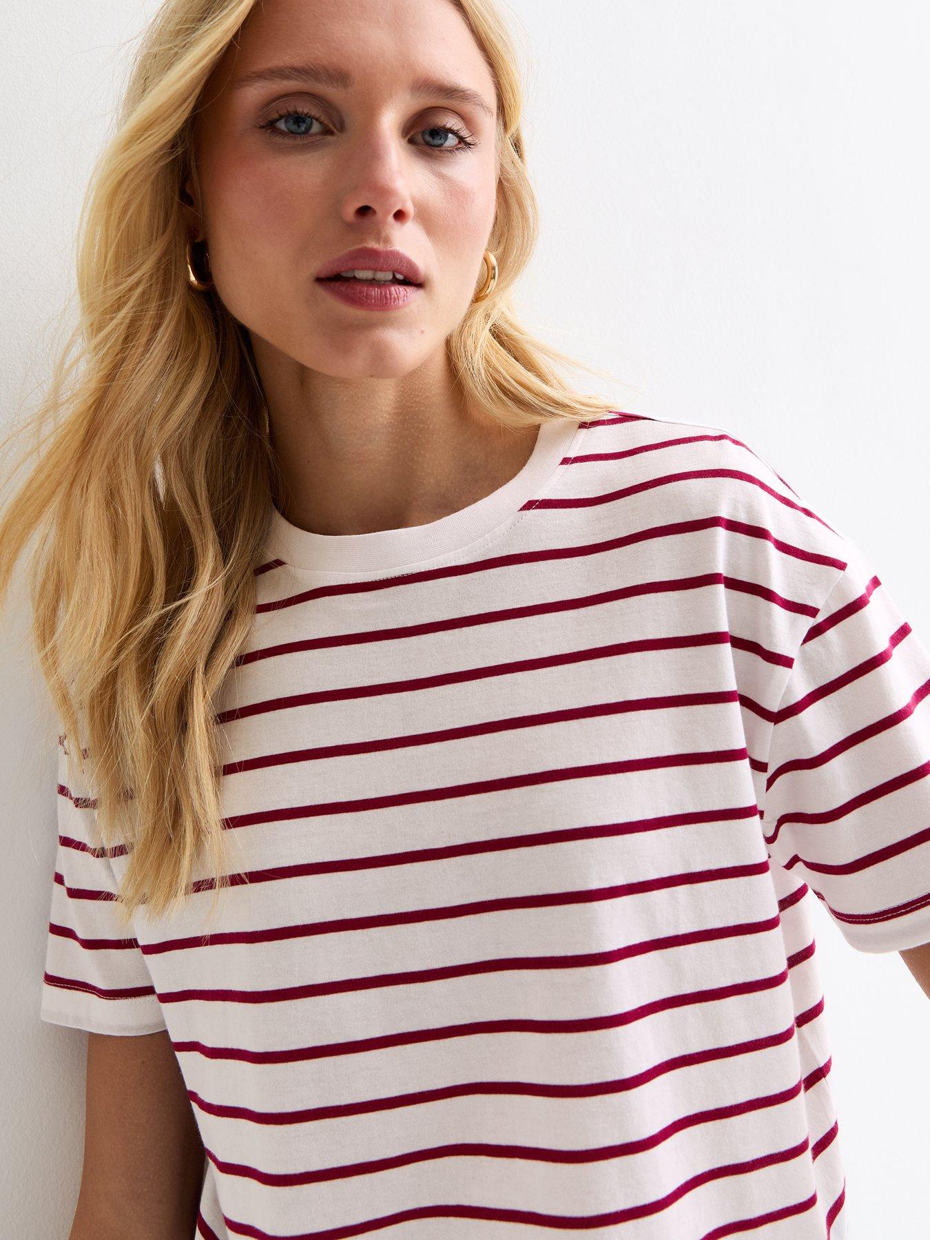 new-look-red-stripe-boxy-cotton-t-shirtoutfit