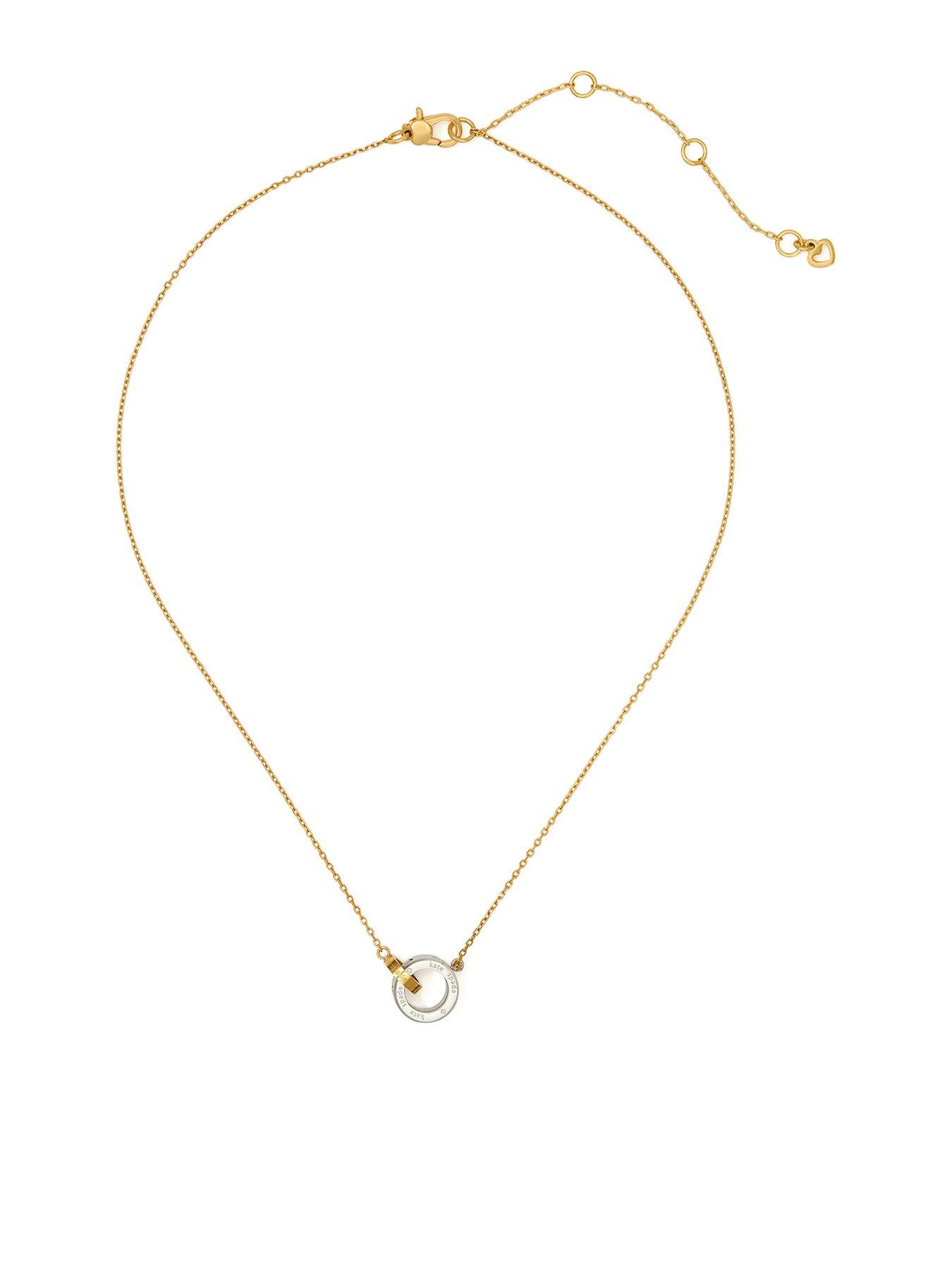 Image of Kate Spade New York Set In Stone Interlink Pendant - Multi