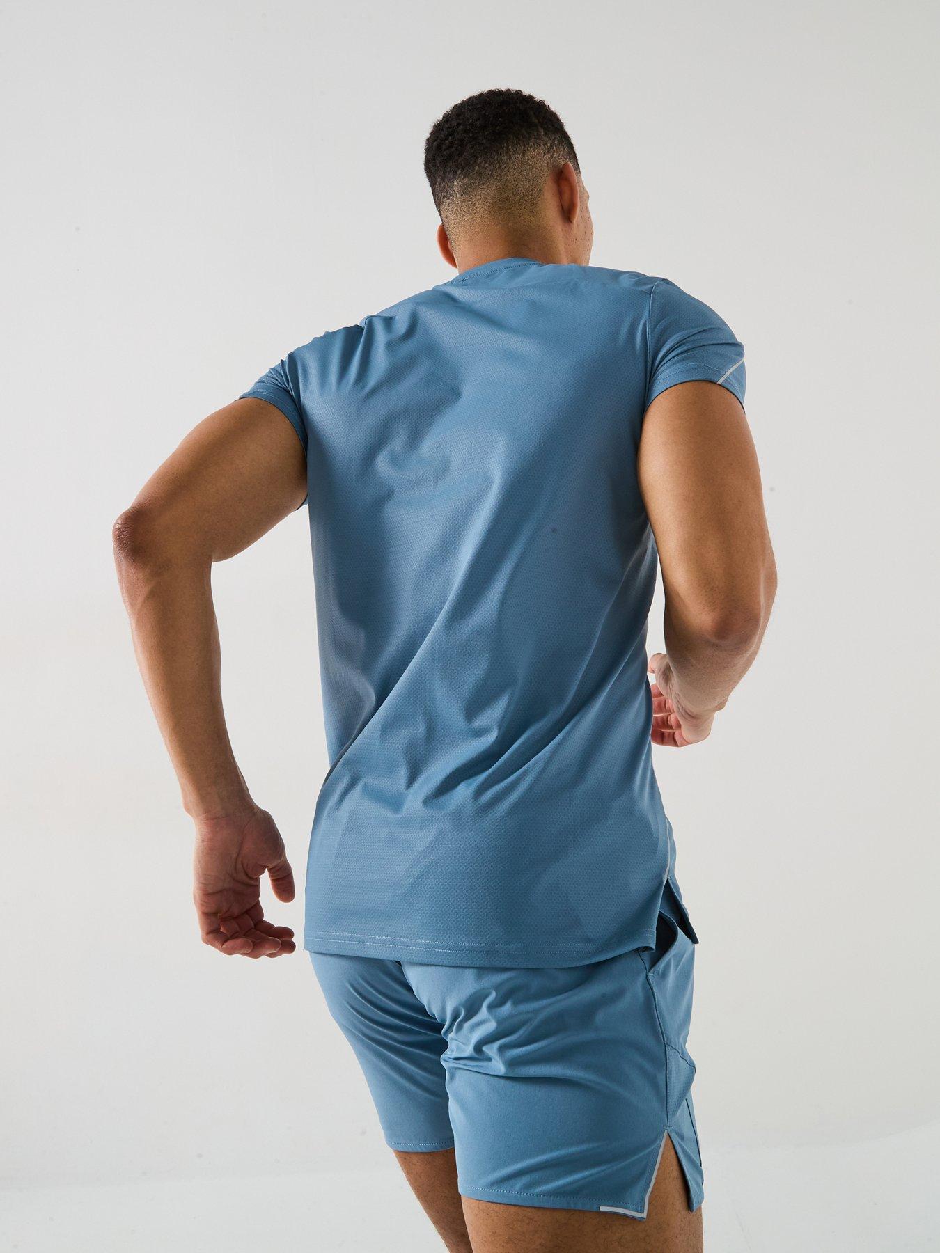 gym-king-mens-hex-tee-bluestillFront