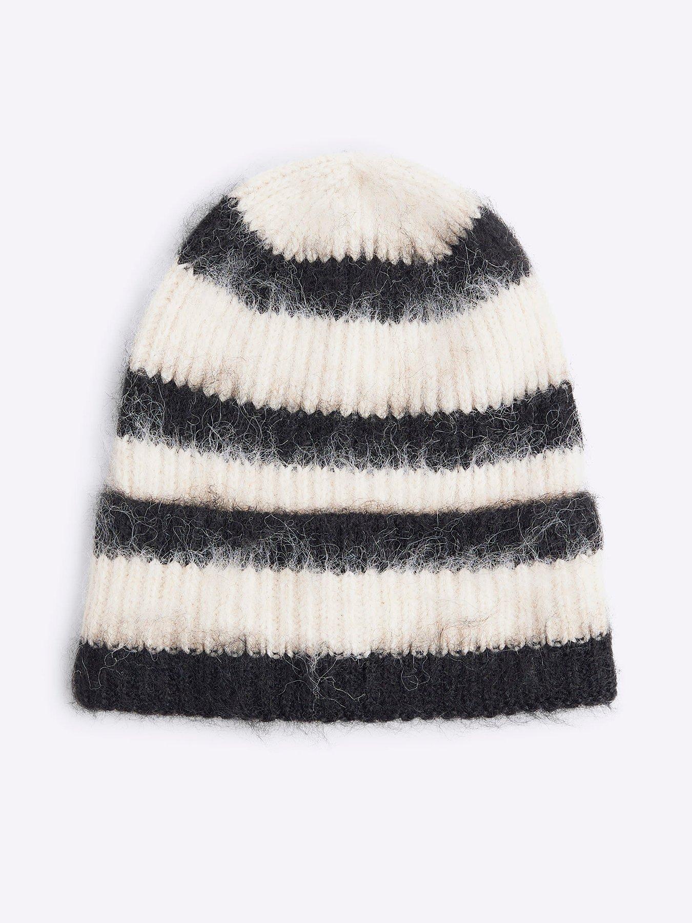 river-island-stripey-beanie-black