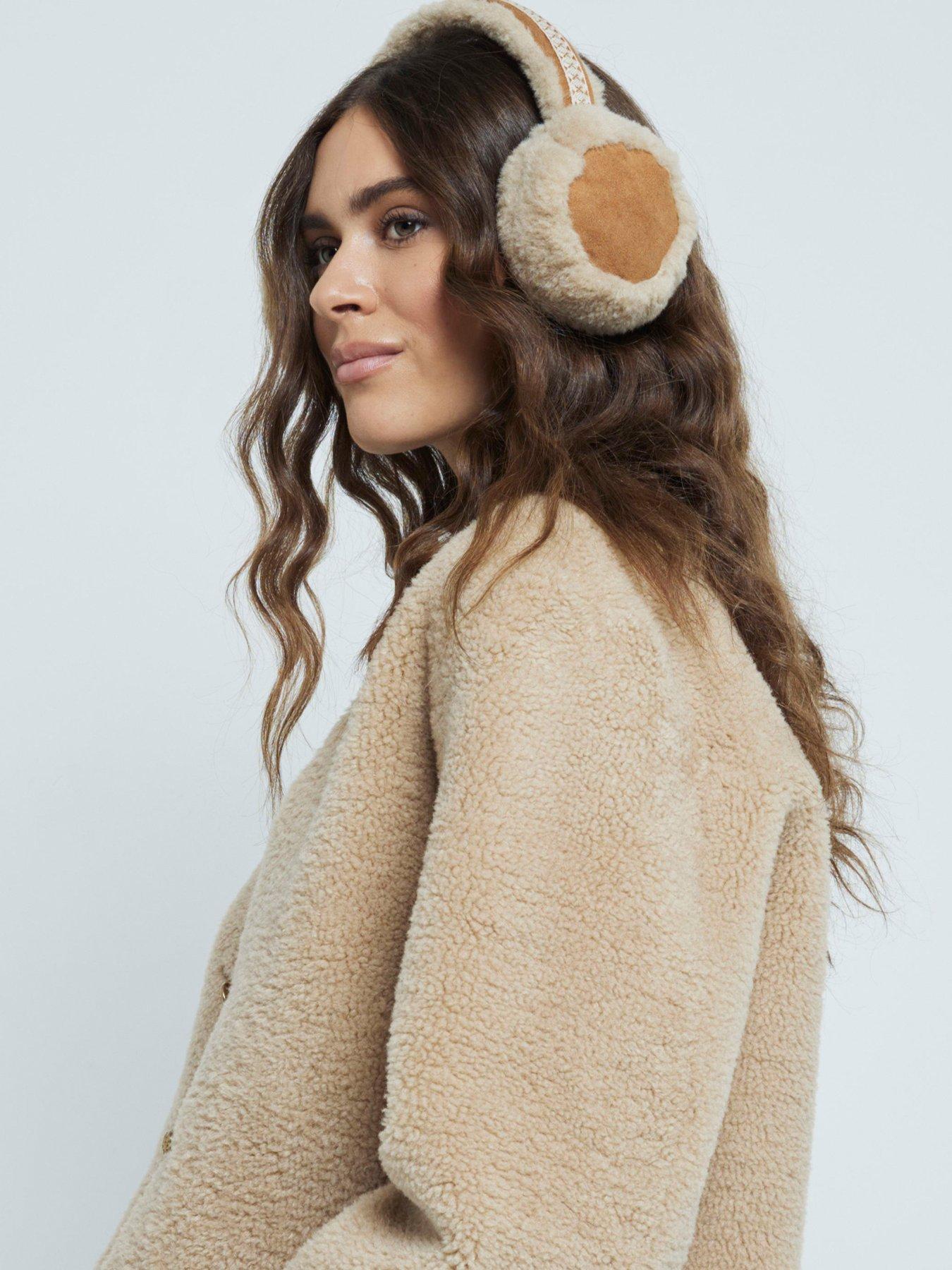 river-island-borg-trim-ear-muffs-beige