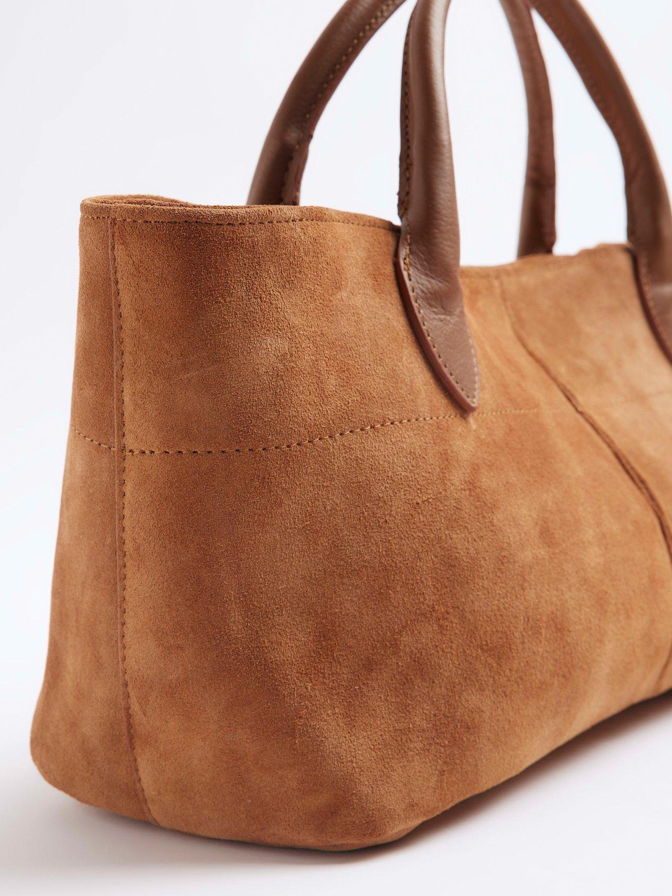 river-island-suede-western-tote-brownoutfit