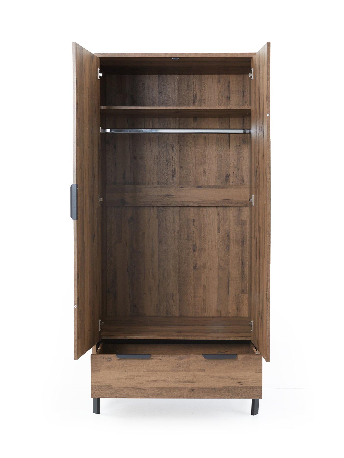 the-very-collection-harlem-2-door-1-drawer-wardrobe-mid-oak-effect-fscreg-certifiedoutfit