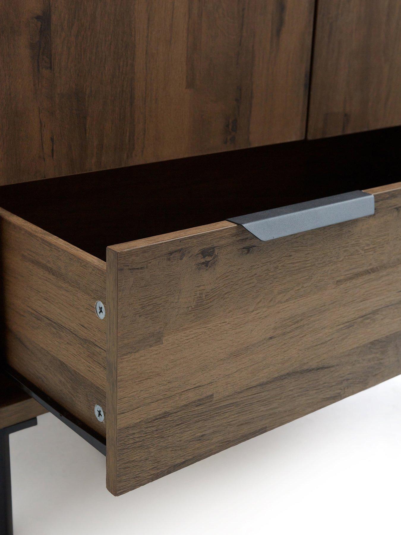 the-very-collection-harlem-2-door-1-drawer-wardrobe-mid-oak-effect-fscreg-certifieddetail