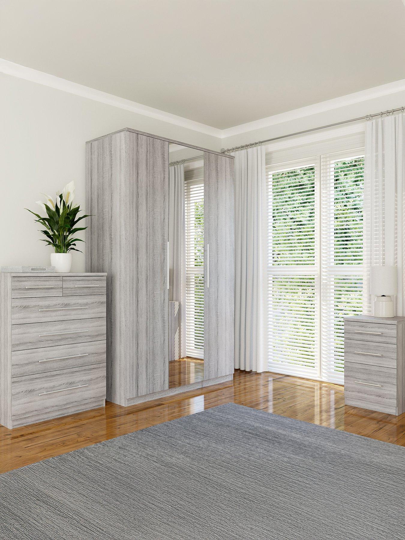 very-home-praguenbsp3-piece-bedroom-furniture-setnbsp--3-door-mirrorednbspwardrobe-4-2nbspdrawer-chest-and-3-drawer-bedside-tablenbsp--fscreg-certified