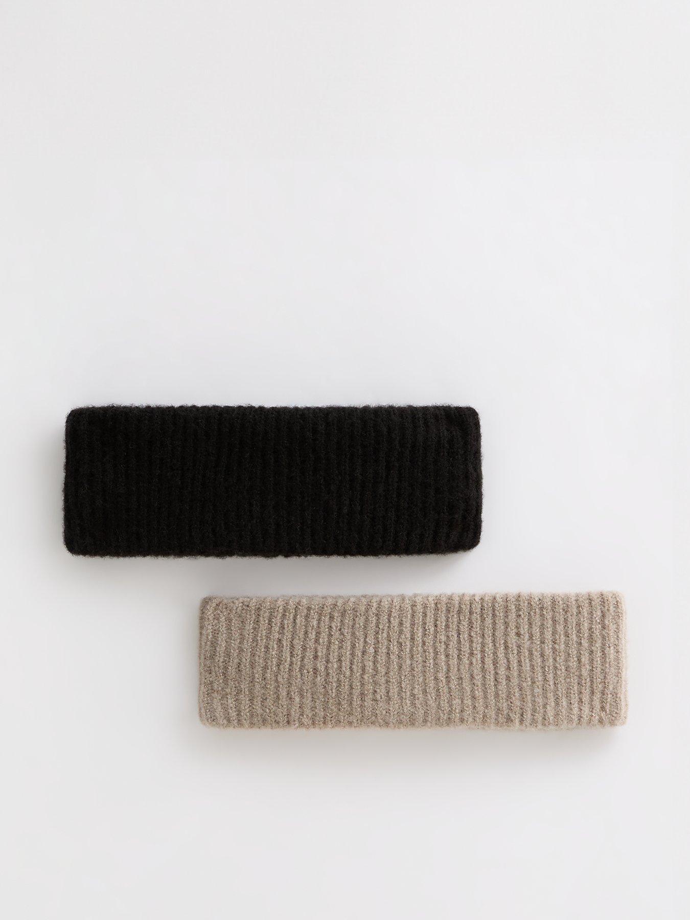 new-look-pack-of-2-rib-knitted-headbandsfront