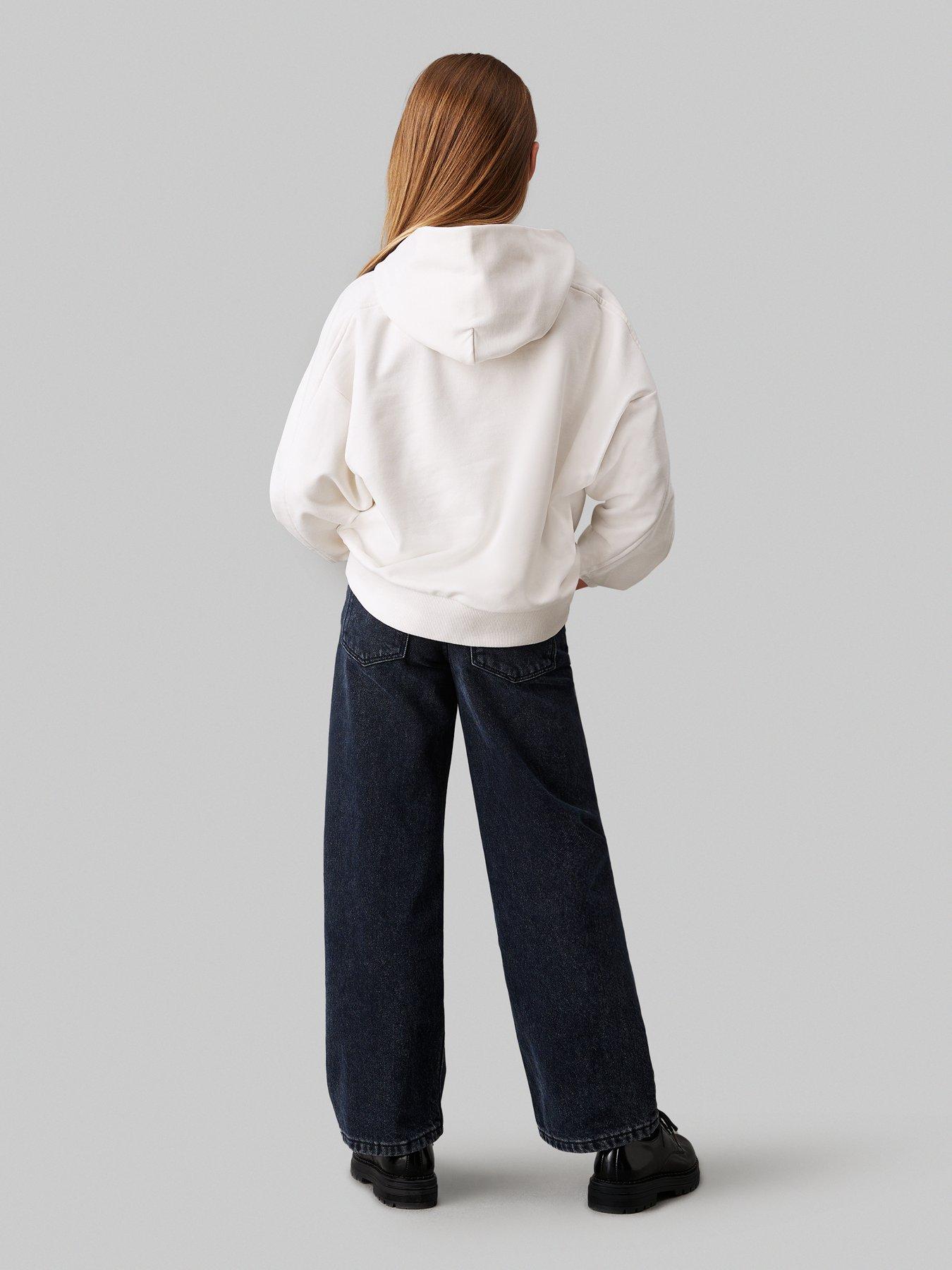 calvin-klein-jeans-girls-ck-signage-comfort-hoodie-creamstillFront