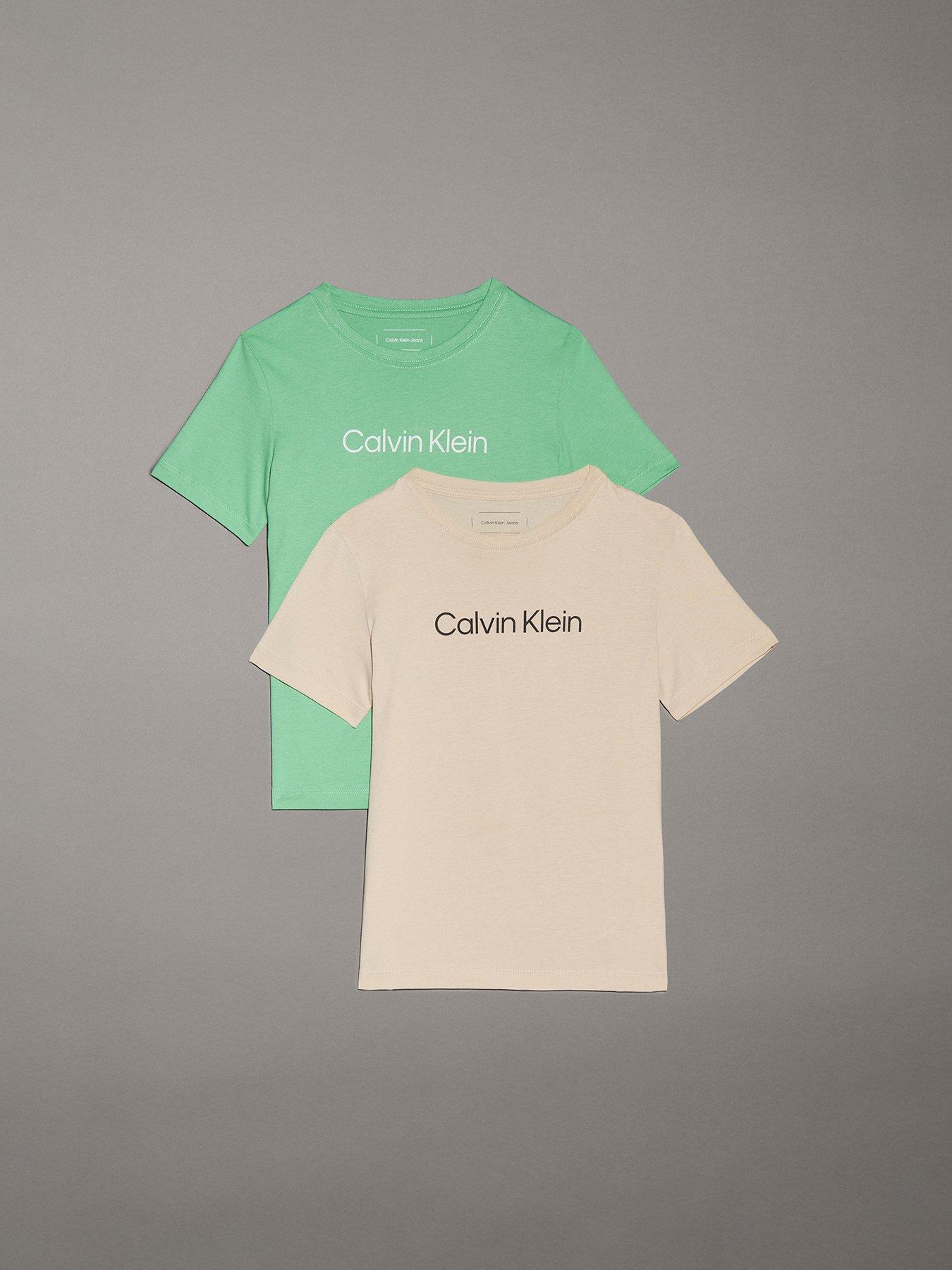 calvin-klein-jeans-kids-2-pack-institutional-short-sleeve-t-shirts-multi