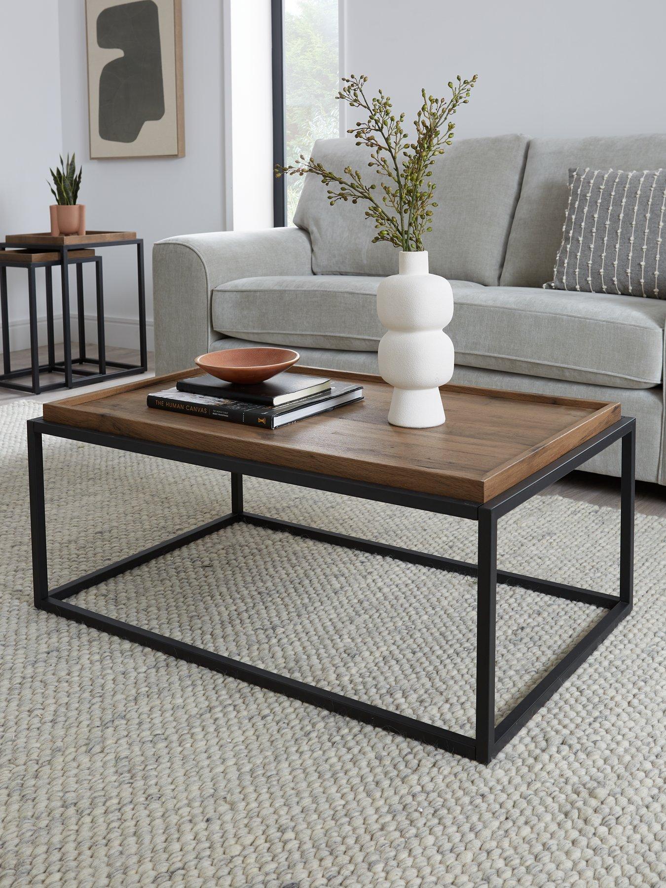 Image 1 of 6 of The Very Collection Harlem Tray Coffee Table - Mid Oak - FSC&reg; Certified
