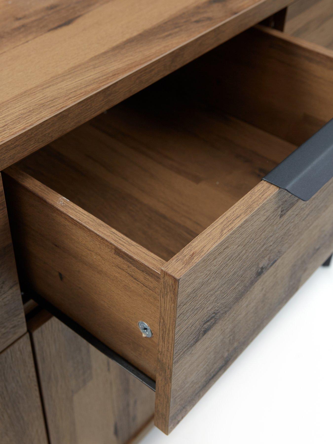 Image 7 of 7 of The Very Collection Harlem Large Sideboard - Mid Oak - FSC&reg; Certified