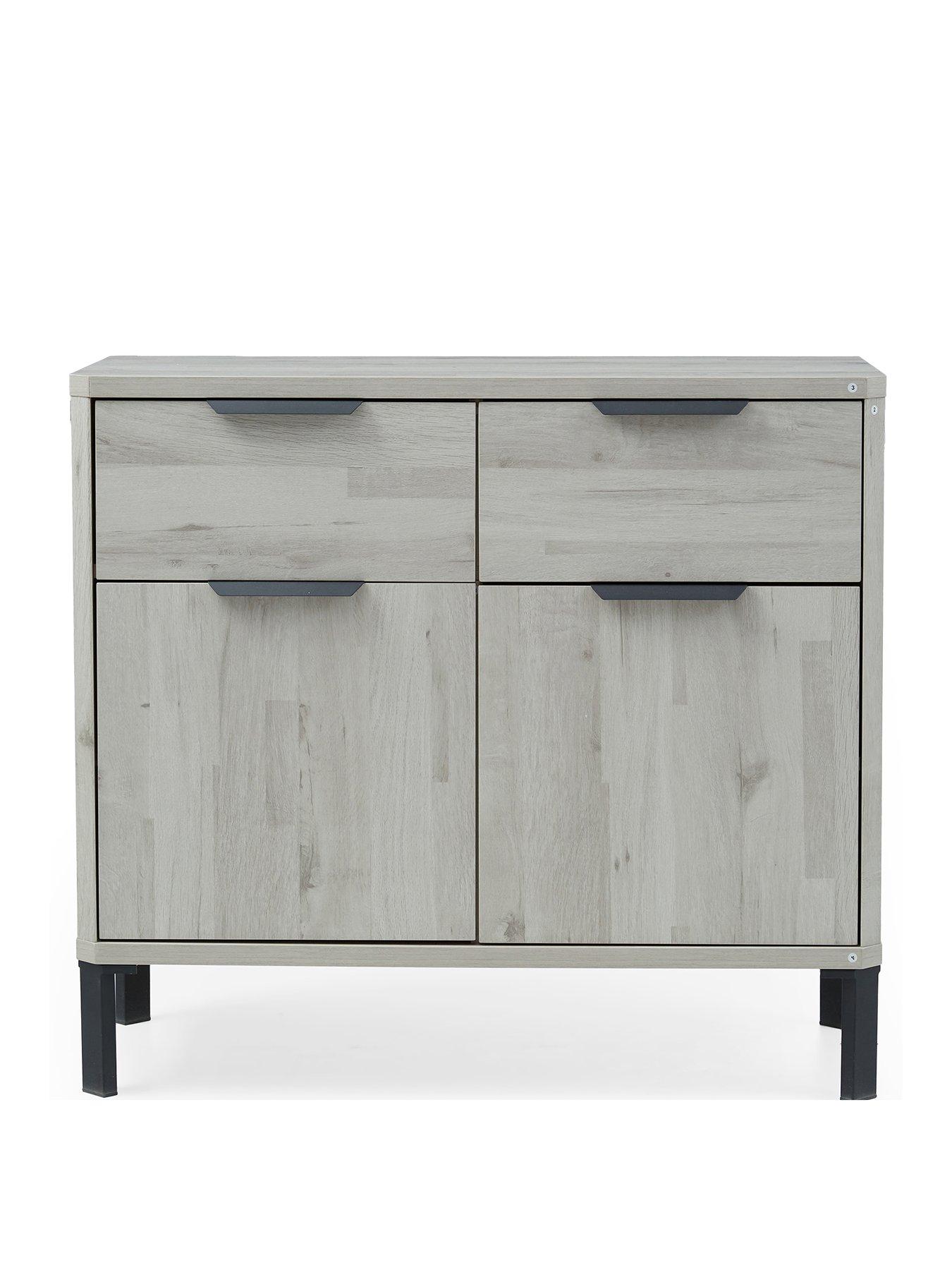 Image 2 of 7 of The Very Collection Harlem Compact Sideboard - Grey&nbsp;Oak - FSC&reg; Certified