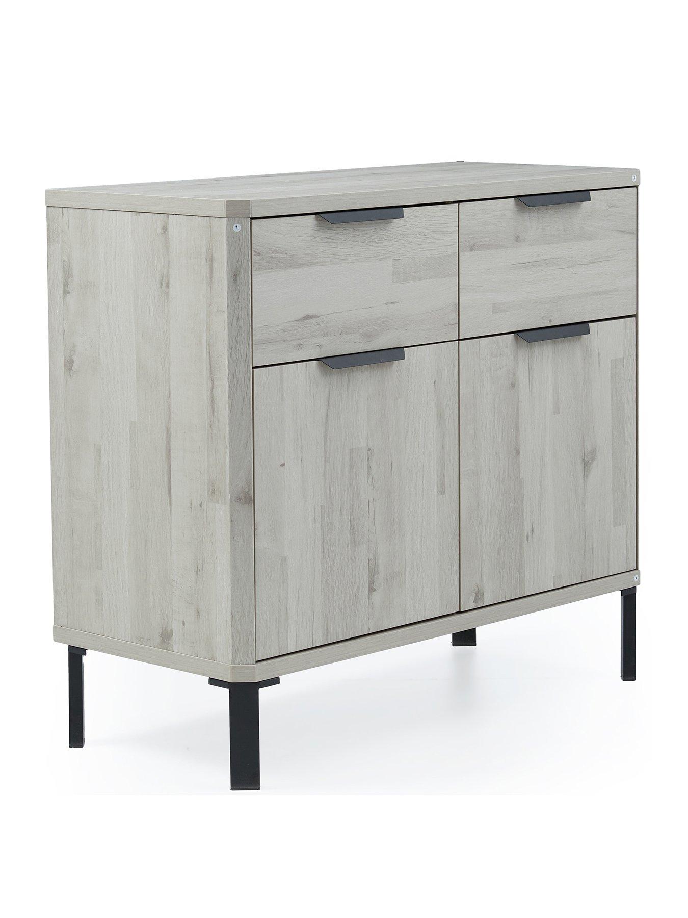 Image 3 of 7 of The Very Collection Harlem Compact Sideboard - Grey&nbsp;Oak - FSC&reg; Certified