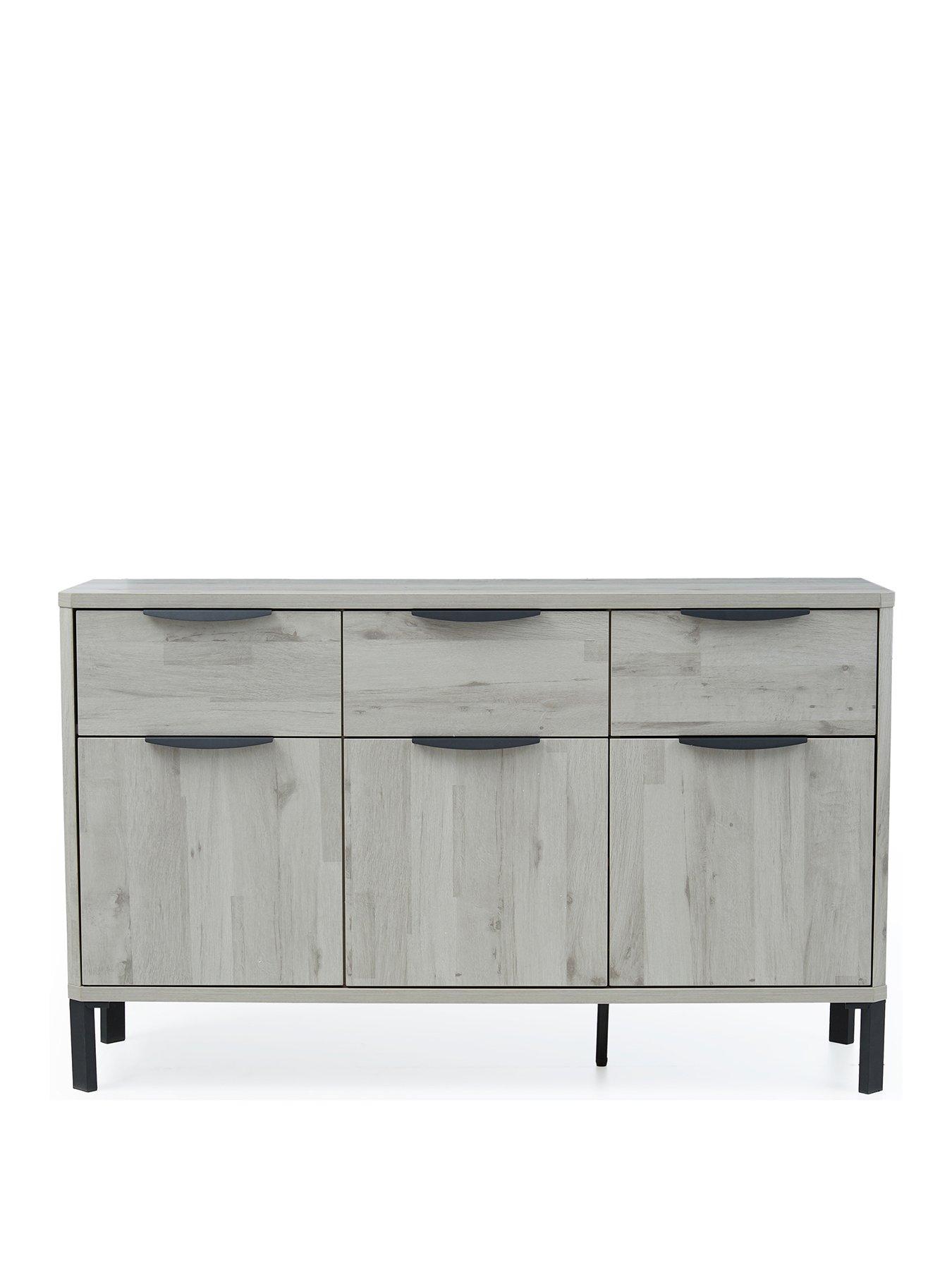 Image 2 of 7 of The Very Collection Harlem Large Sideboard - Grey&nbsp;Oak - FSC&reg; Certified