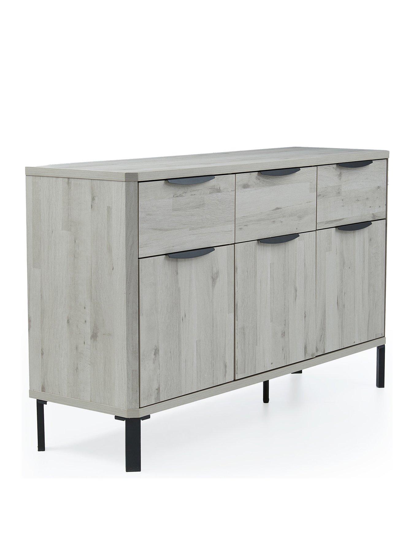 Image 3 of 7 of The Very Collection Harlem Large Sideboard - Grey&nbsp;Oak - FSC&reg; Certified
