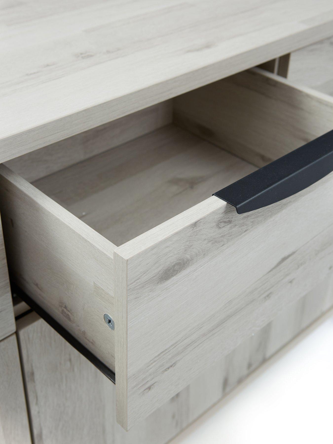 Image 7 of 7 of The Very Collection Harlem Large Sideboard - Grey&nbsp;Oak - FSC&reg; Certified