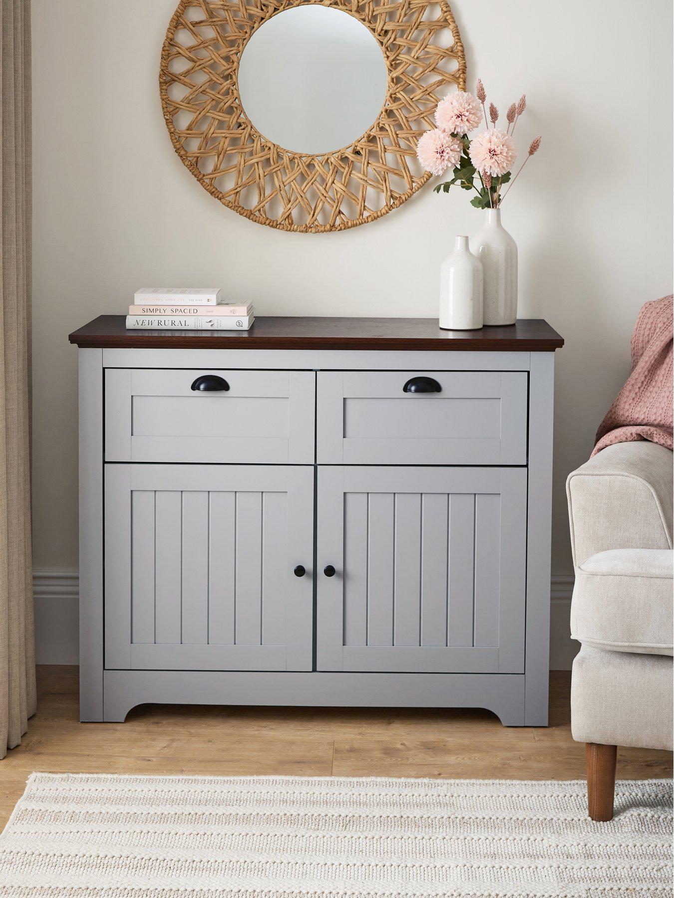 very-home-new-devon-compact-sideboard-greywalnutnbsp--fsc-certifiedfront