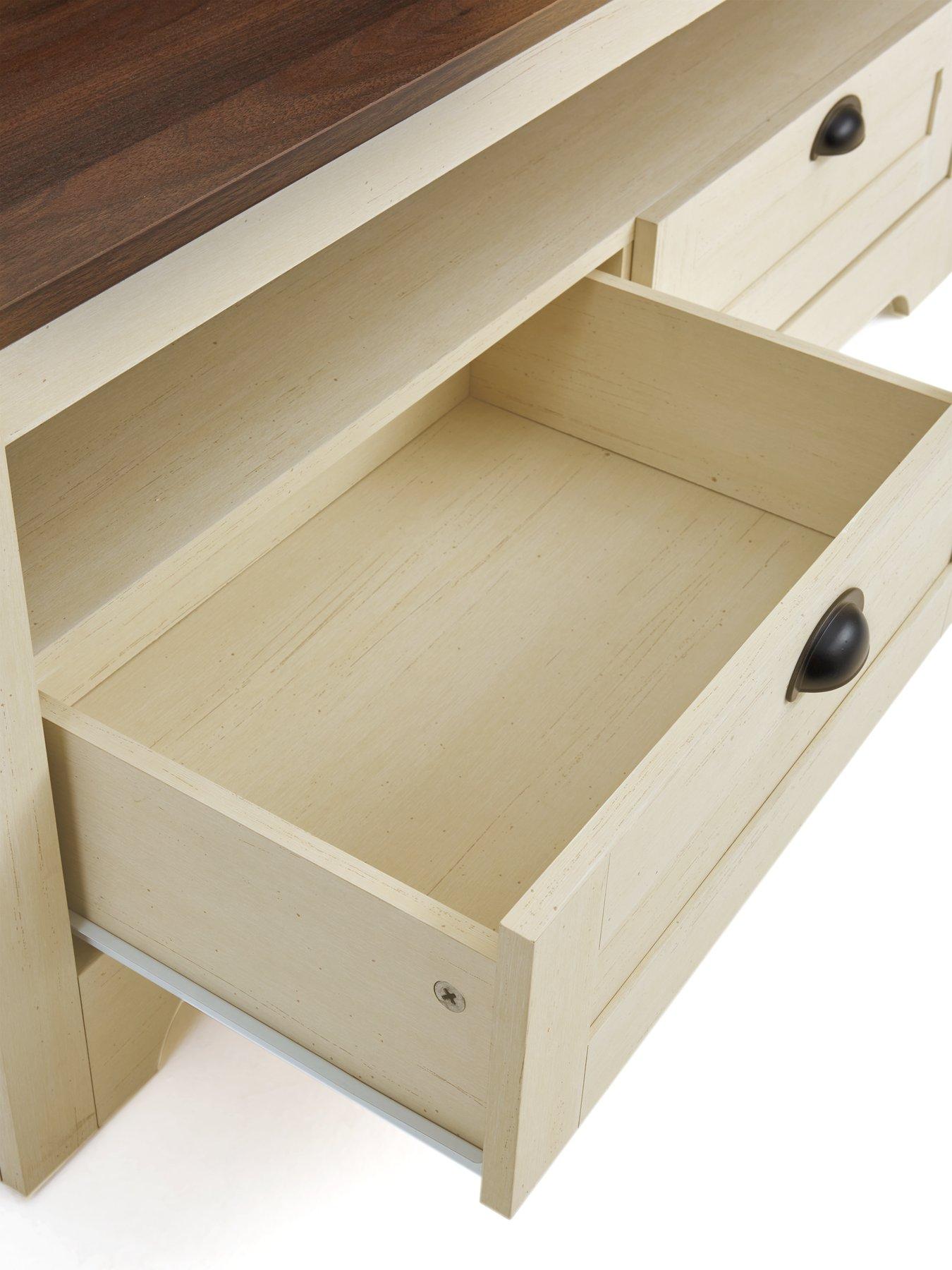 Image 5 of 7 of The Very Collection New Devon Coffee Table - Ivory/Walnut - FSC Certified