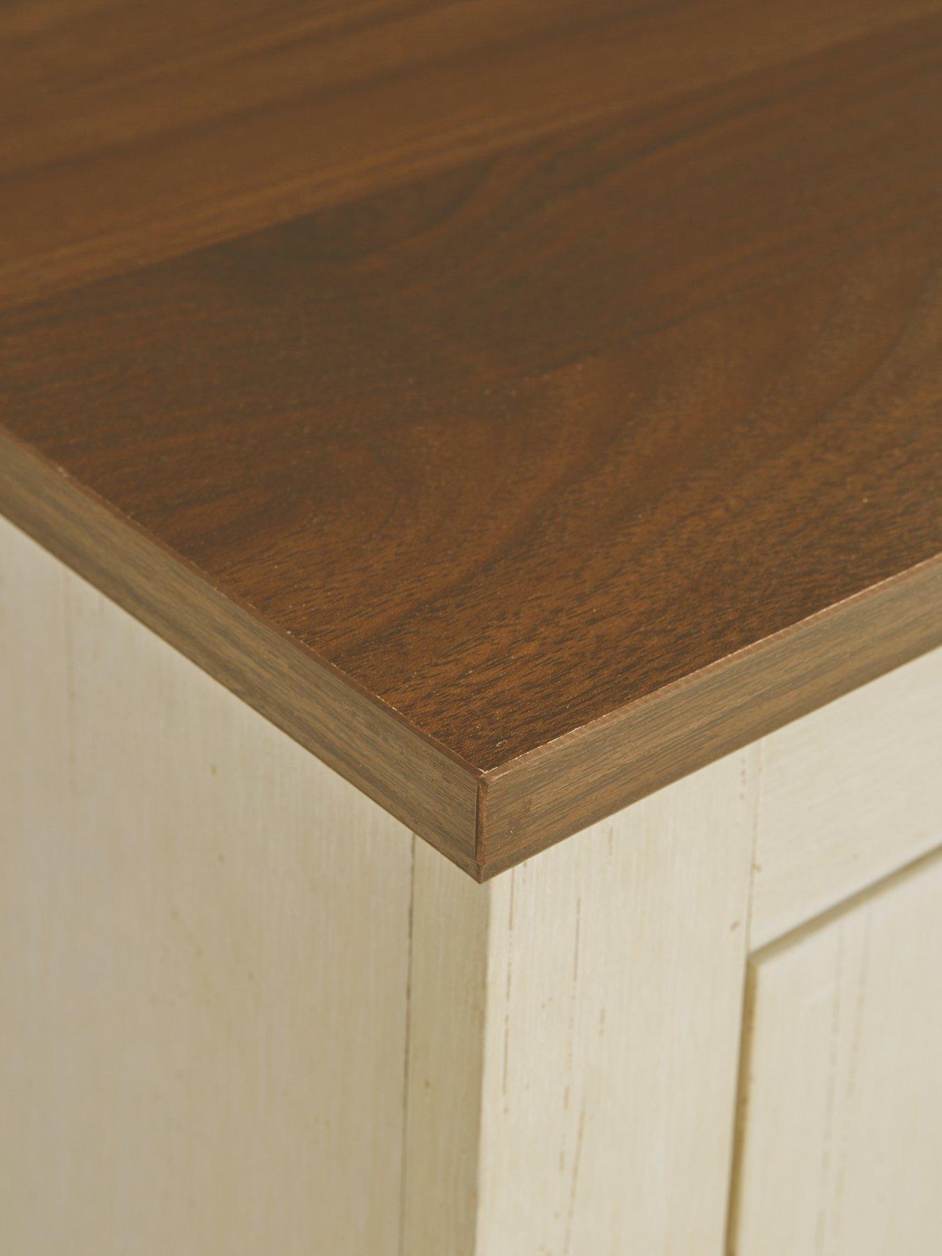 Image 6 of 7 of The Very Collection New Devon Compact Sideboard - Ivory/Walnut - FSC Certified