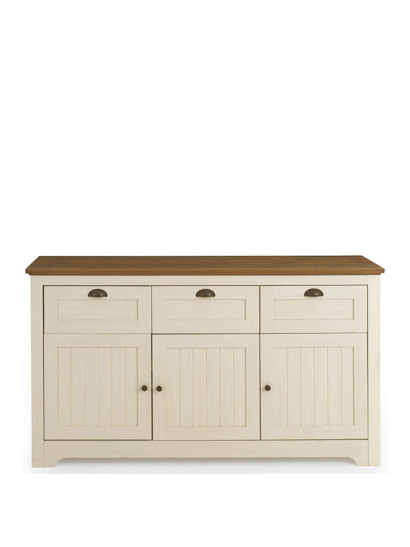 very-home-new-devon-3-door-3-drawer-large-sideboard-ivorywalnut-fsc-certifiedstillFront