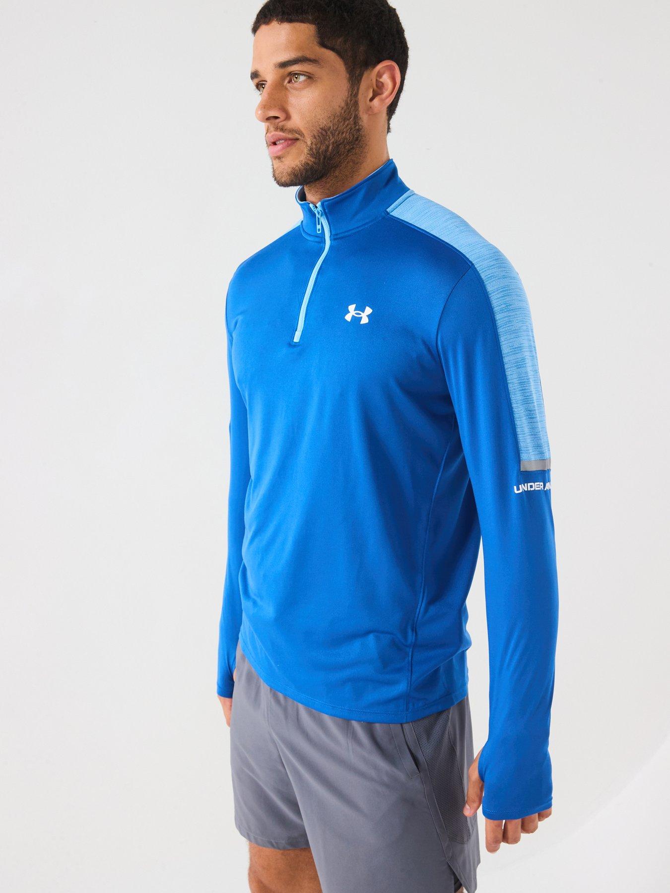 under-armour-mens-training-tech-utility-14-zip-blue