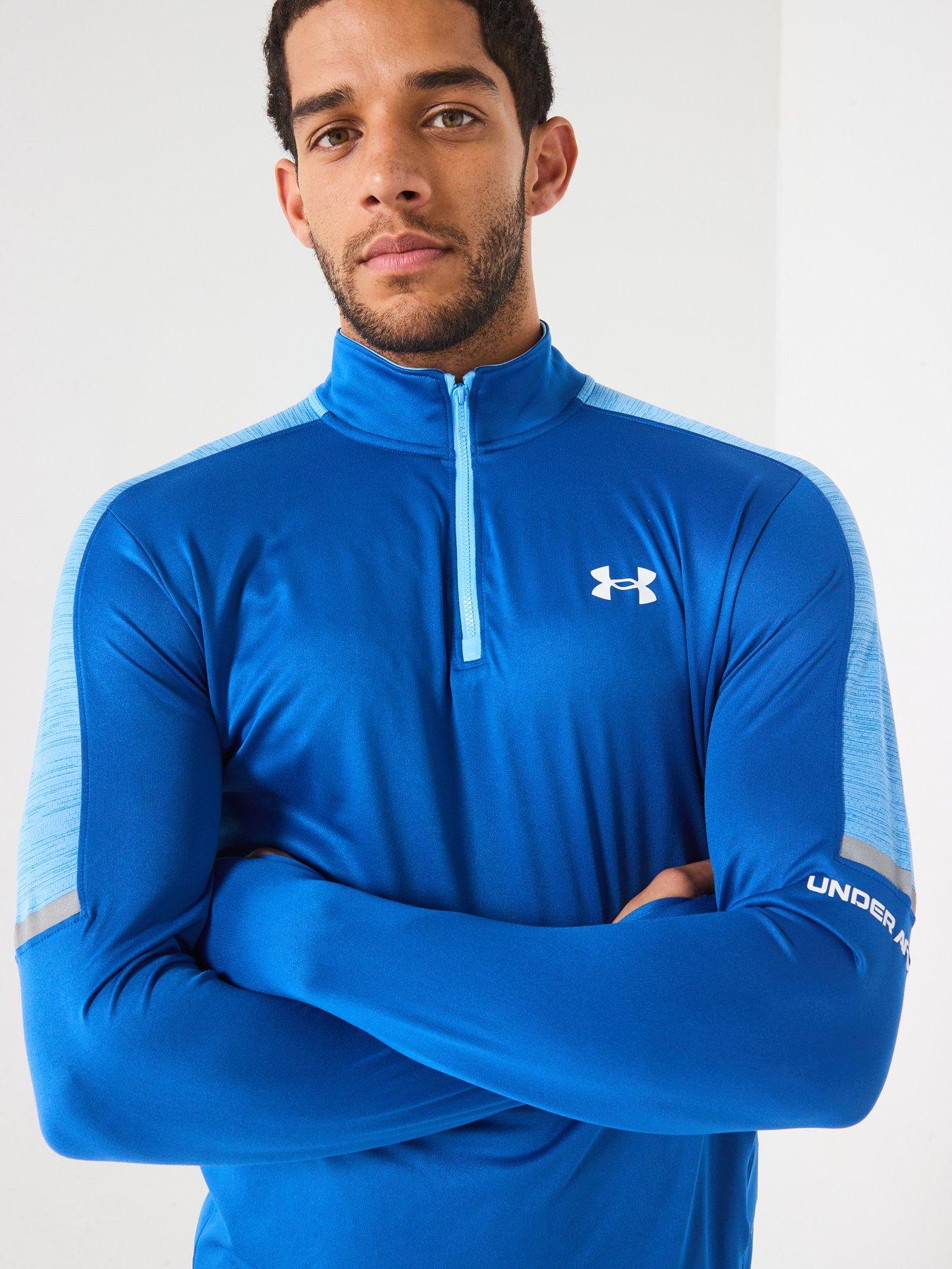 under-armour-mens-training-tech-utility-14-zip-blueoutfit