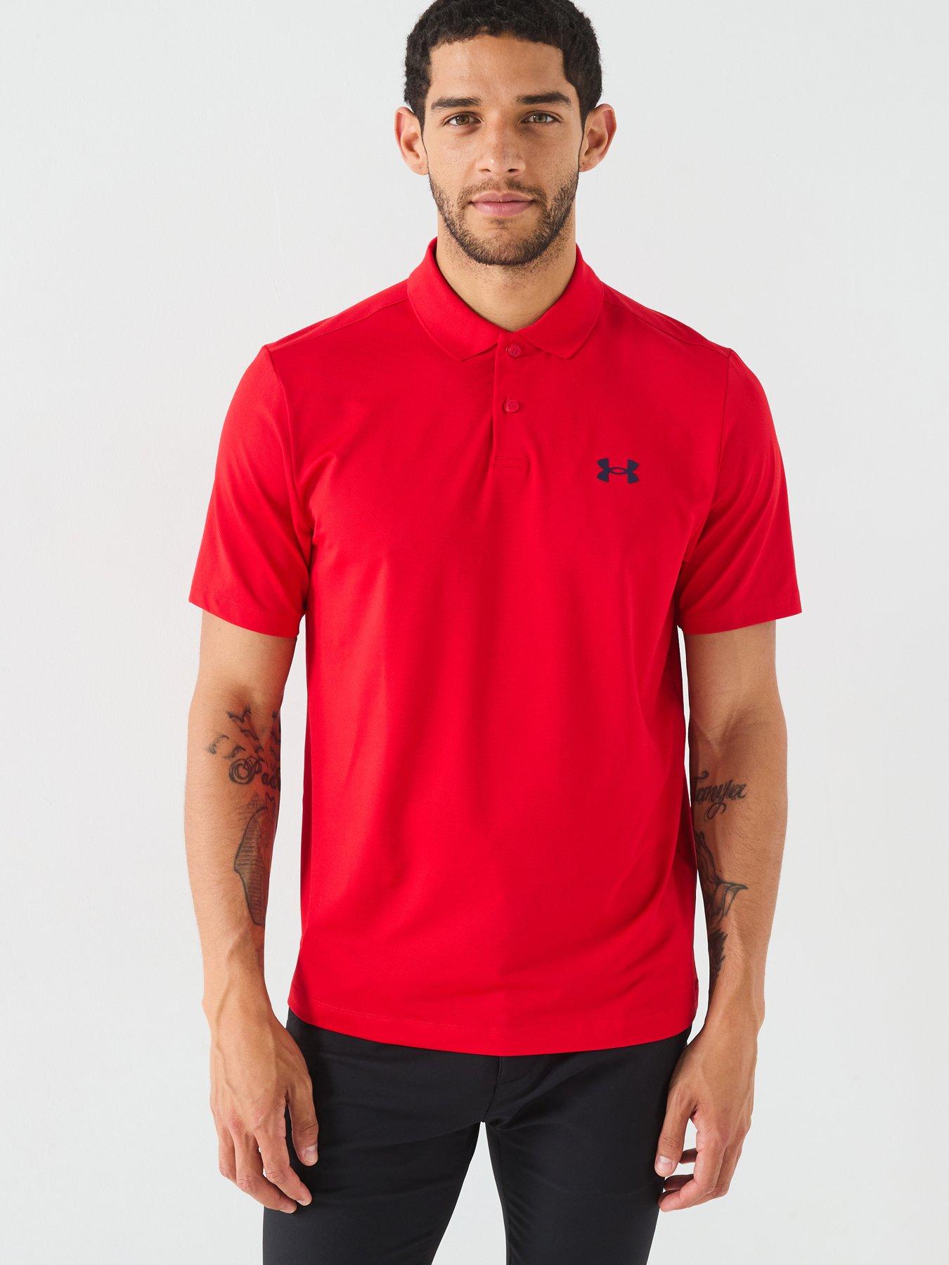 under-armour-mens-training-matchplay-polo-red