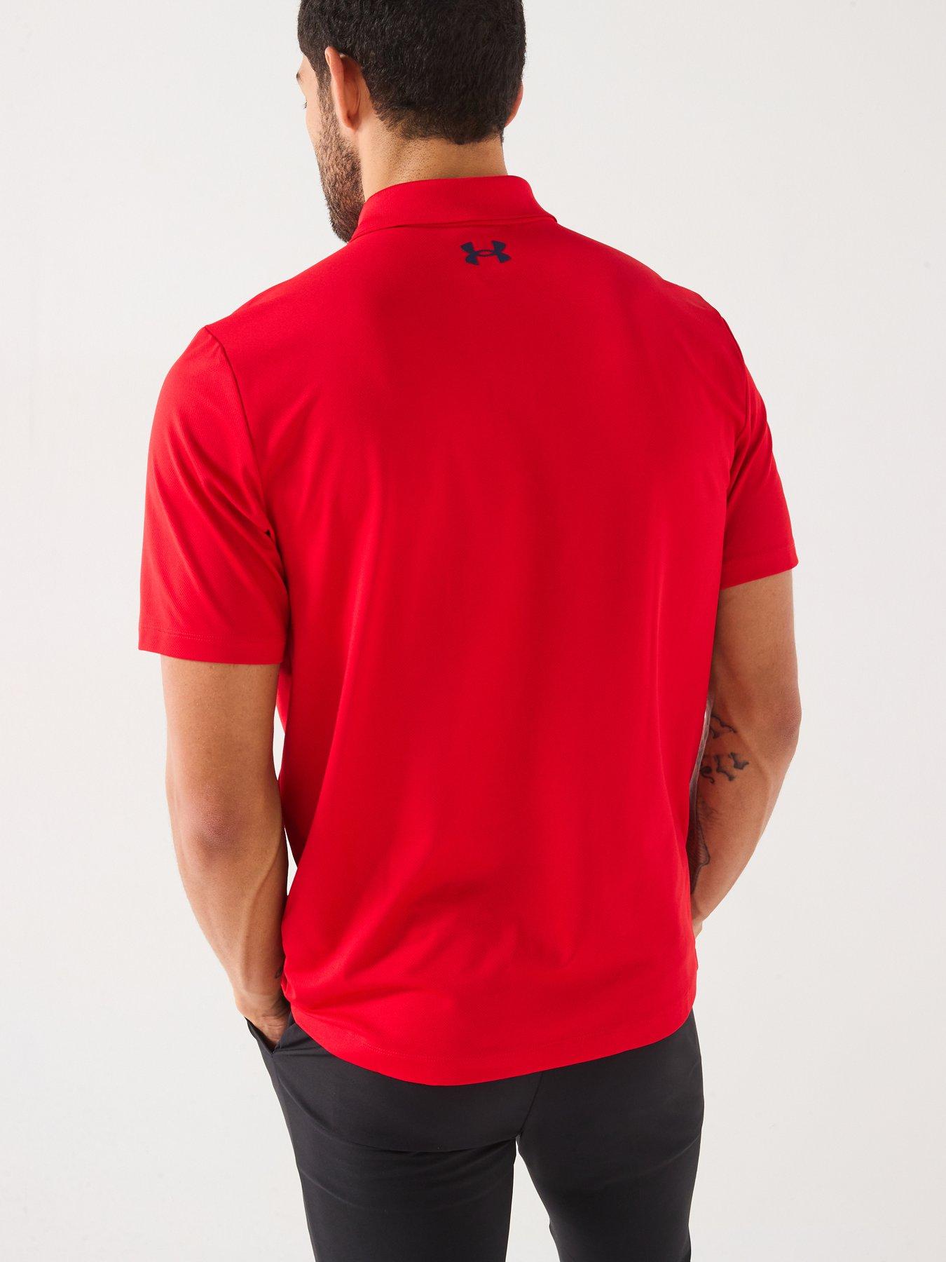 under-armour-mens-training-matchplay-polo-redstillFront