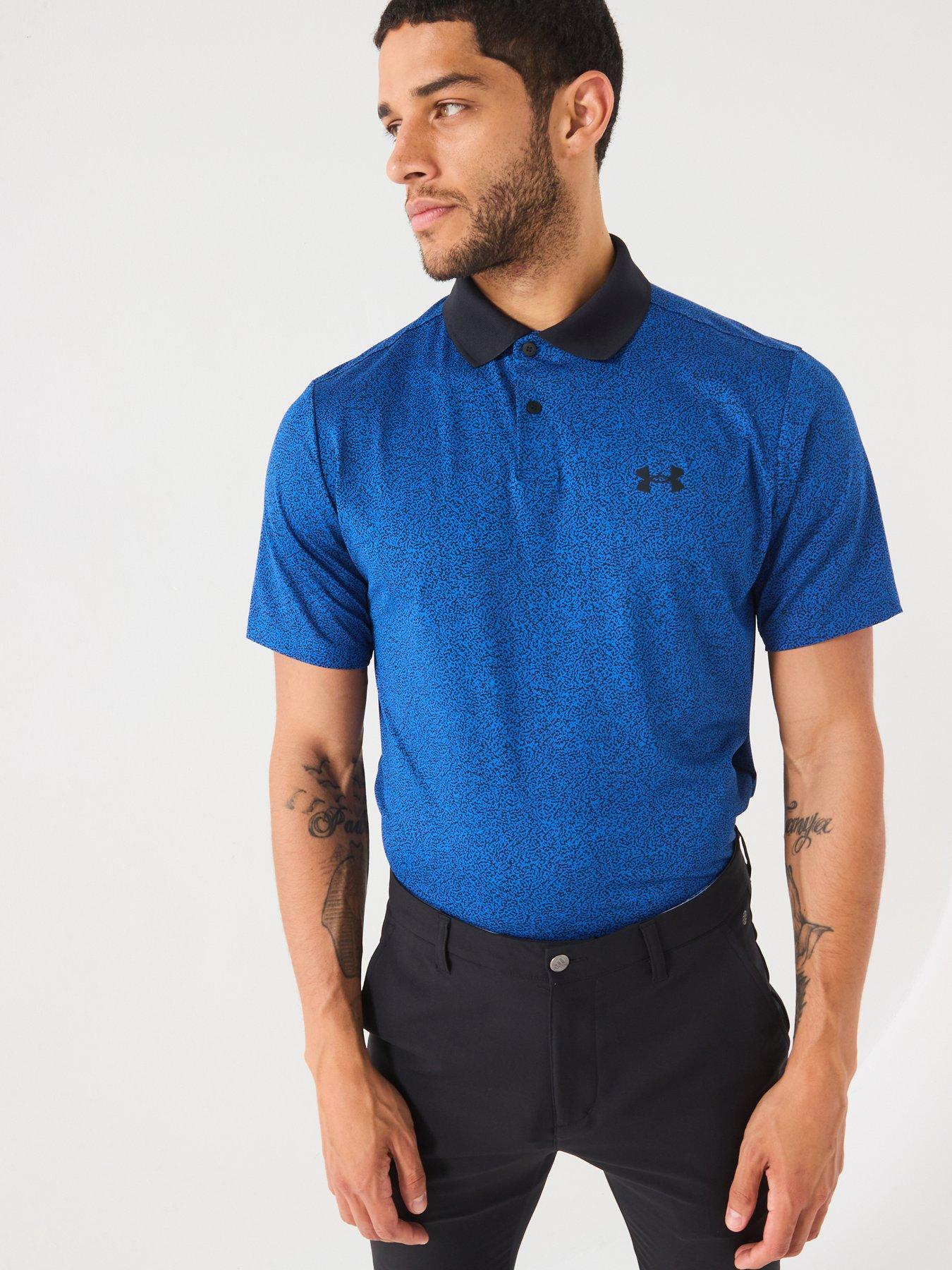 under-armour-mens-training-matchplay-printed-polo-bluedetail