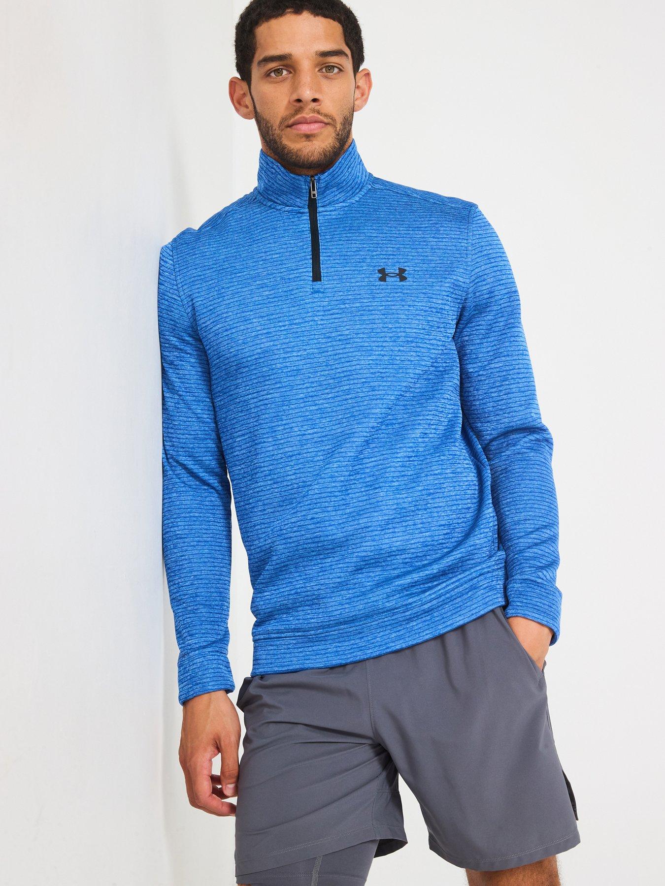 under-armour-mens-training-storm-sweaterfleece-14-zip-bluefront