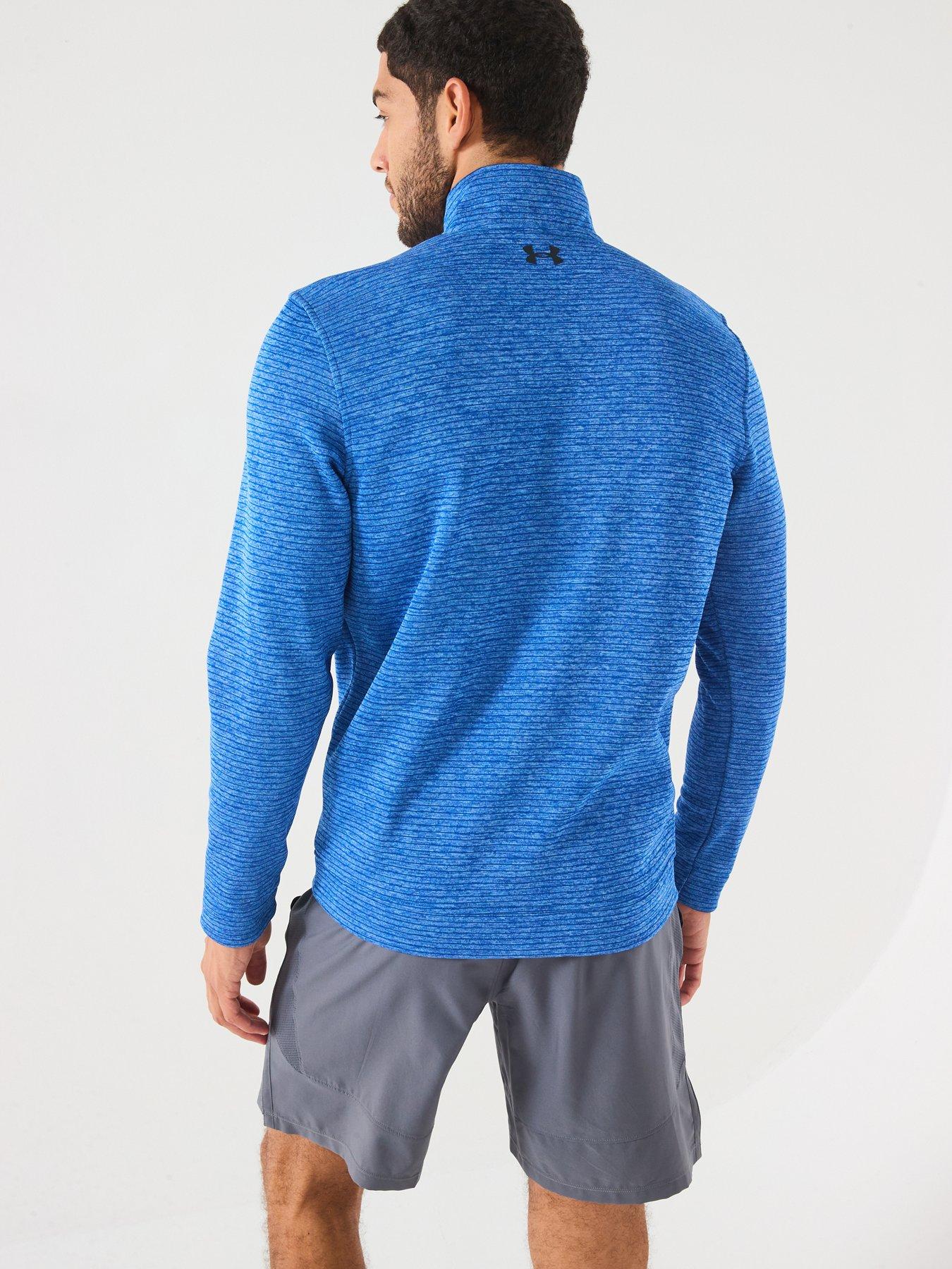 under-armour-mens-training-storm-sweaterfleece-14-zip-bluestillFront