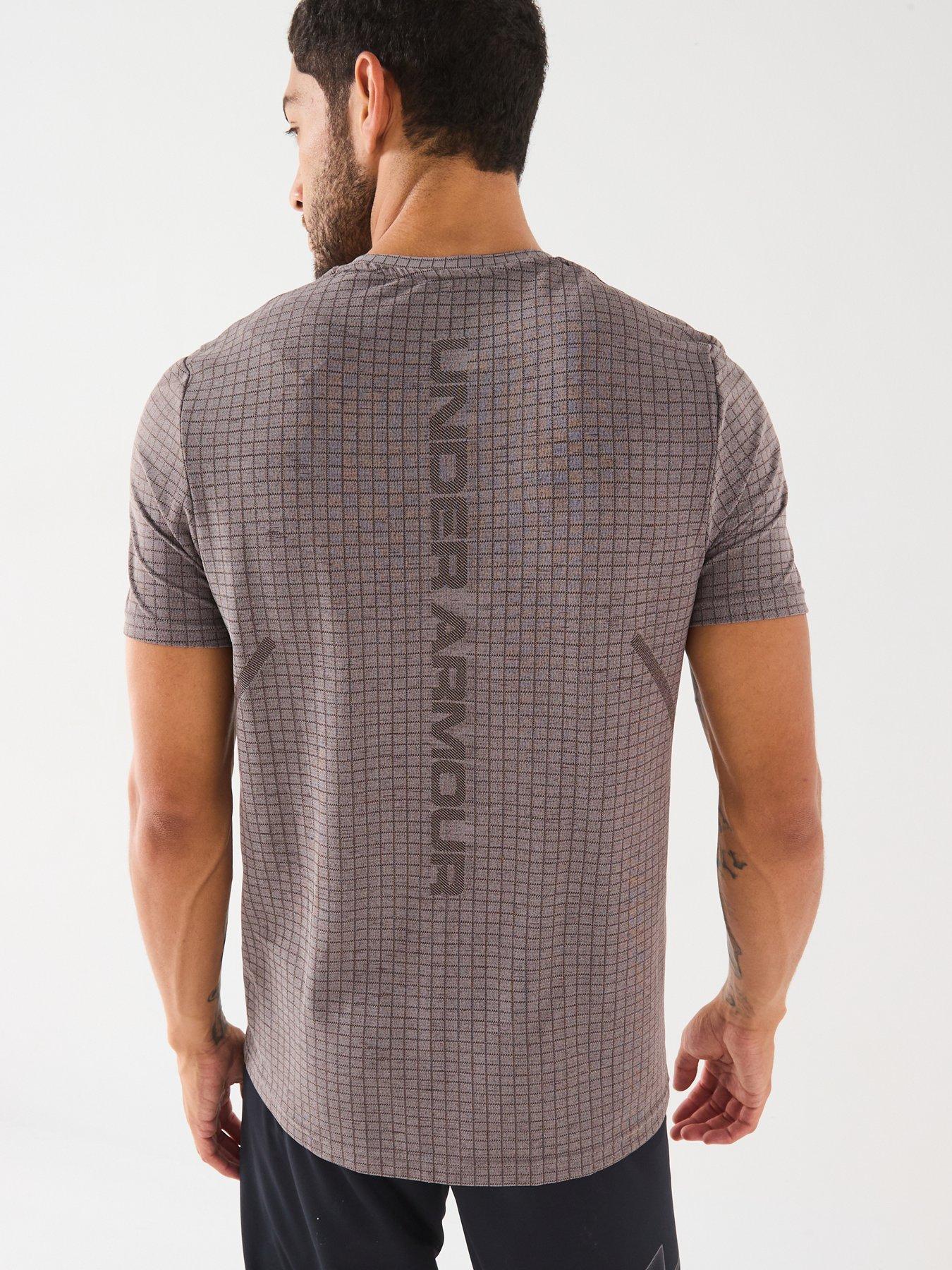 under-armour-mens-training-vanish-seamless-grid-short-sleeve-greystillFront